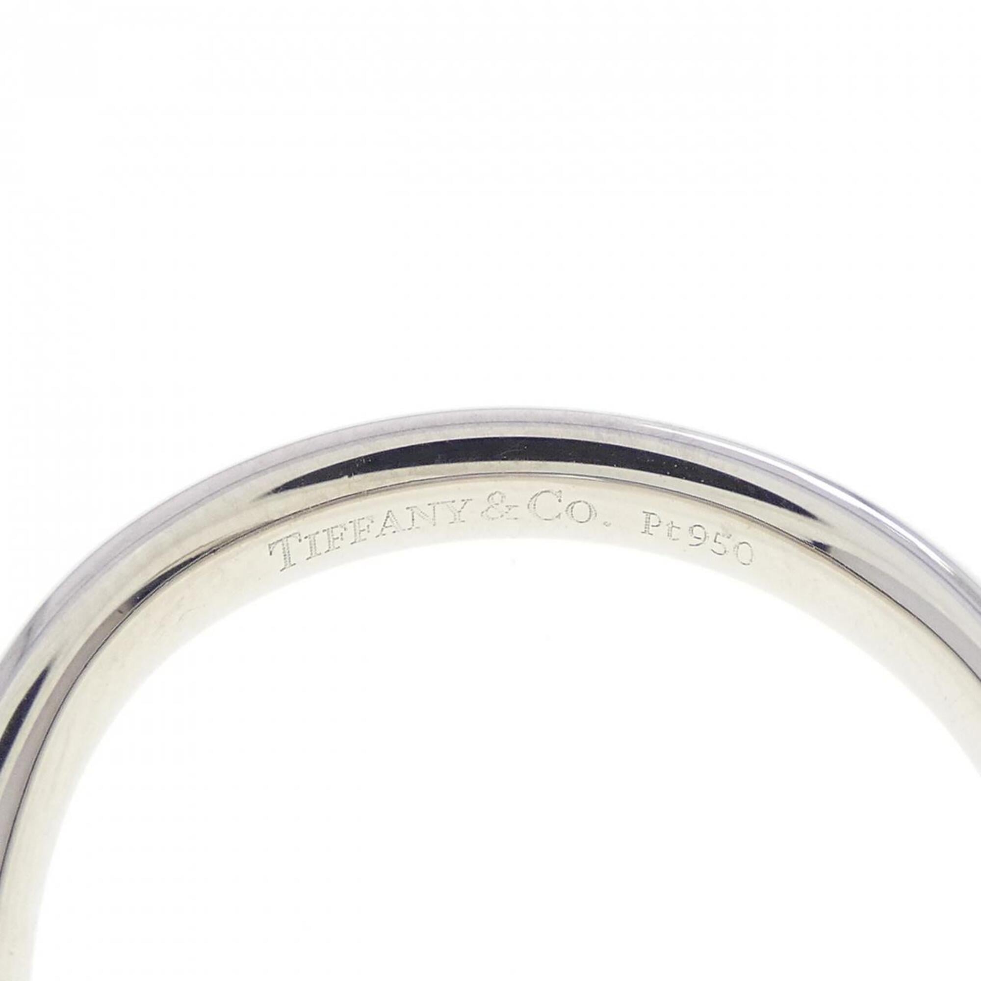 Tiffany Platinum Platinum 950 Band Ring (Pre-Owned)
