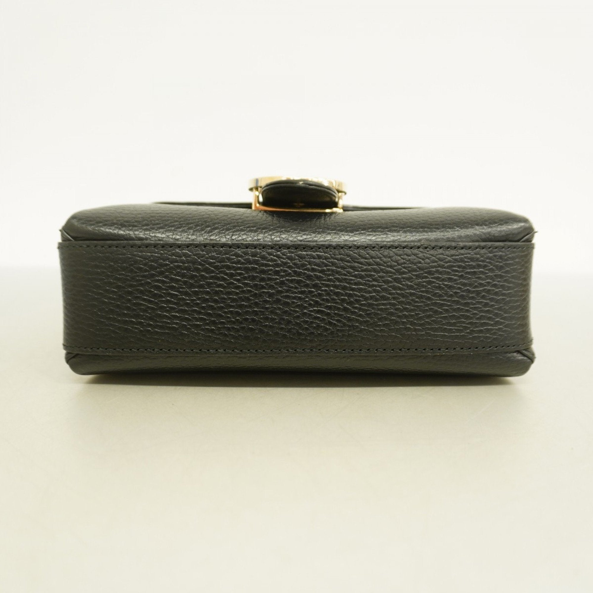 Gucci Black Leather Shoulder Bag (Pre-Owned)