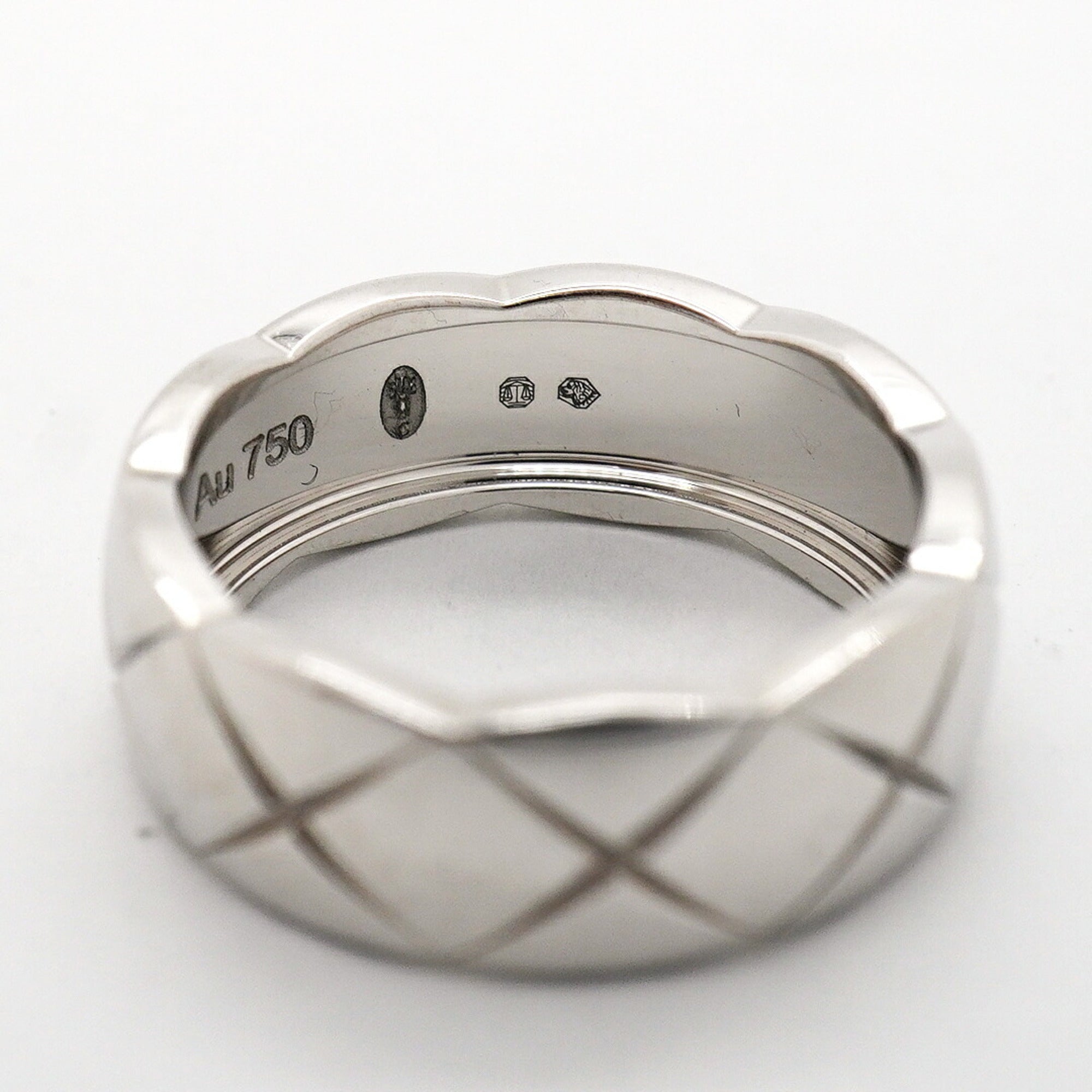 Chanel White Gold (18K) Band Ring (Pre-Owned)