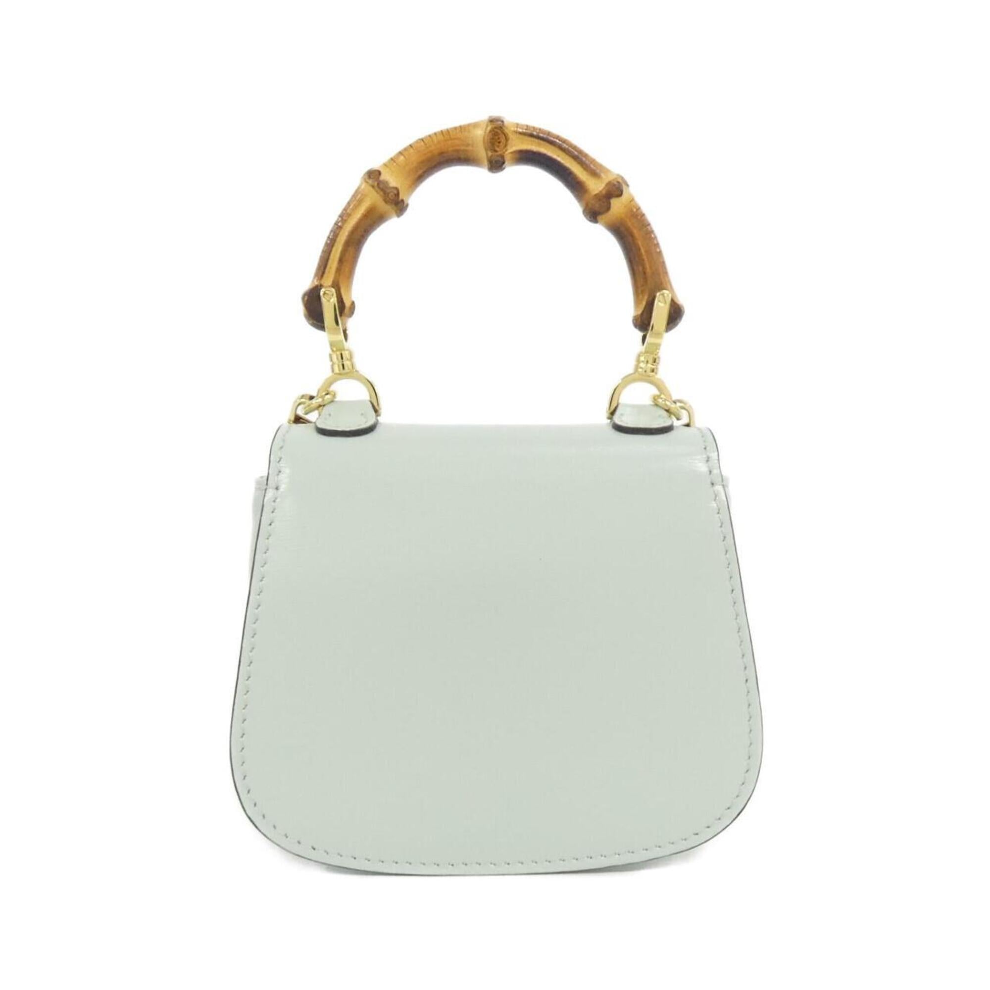 Gucci Pale Green Leather Handbag (Pre-Owned)