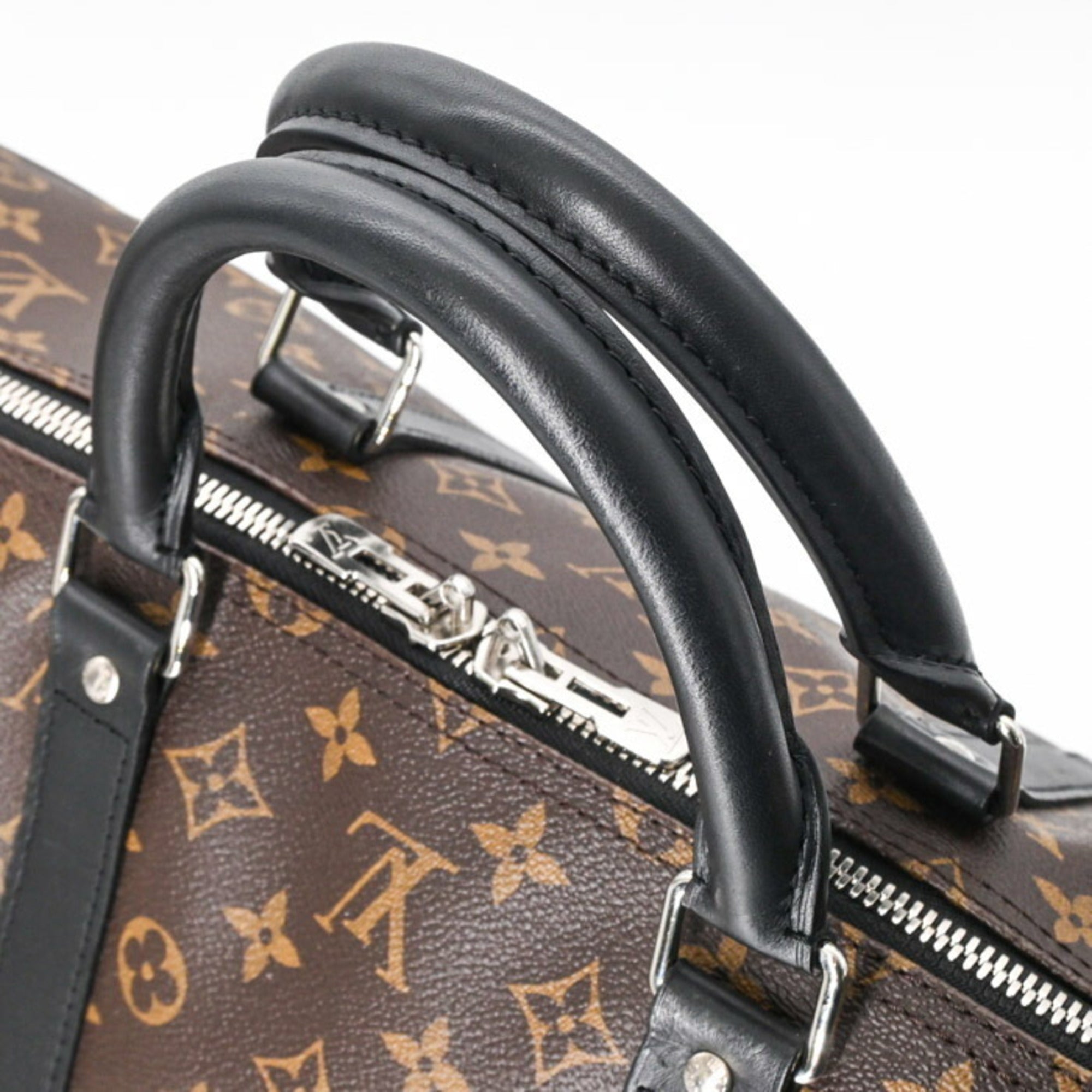 Louis Vuitton Brown Monogram Macassar Monogram Boston Bag (Pre-Owned)
