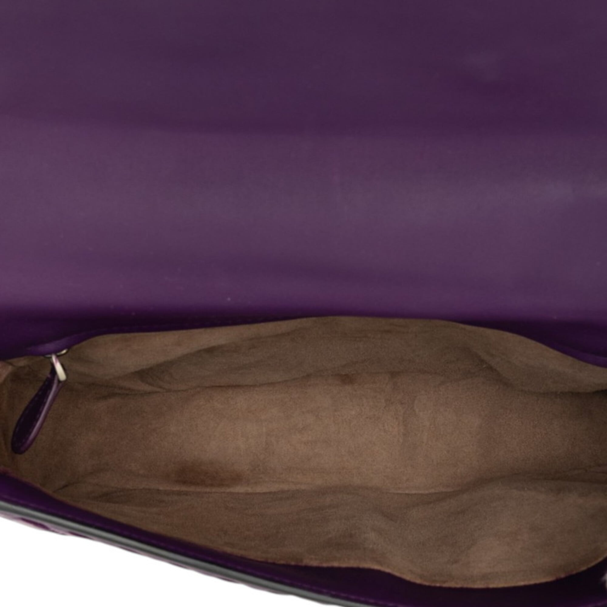 Bottega Veneta Purple Intrecciato Handbag Shoulder Bag (Pre-Owned)
