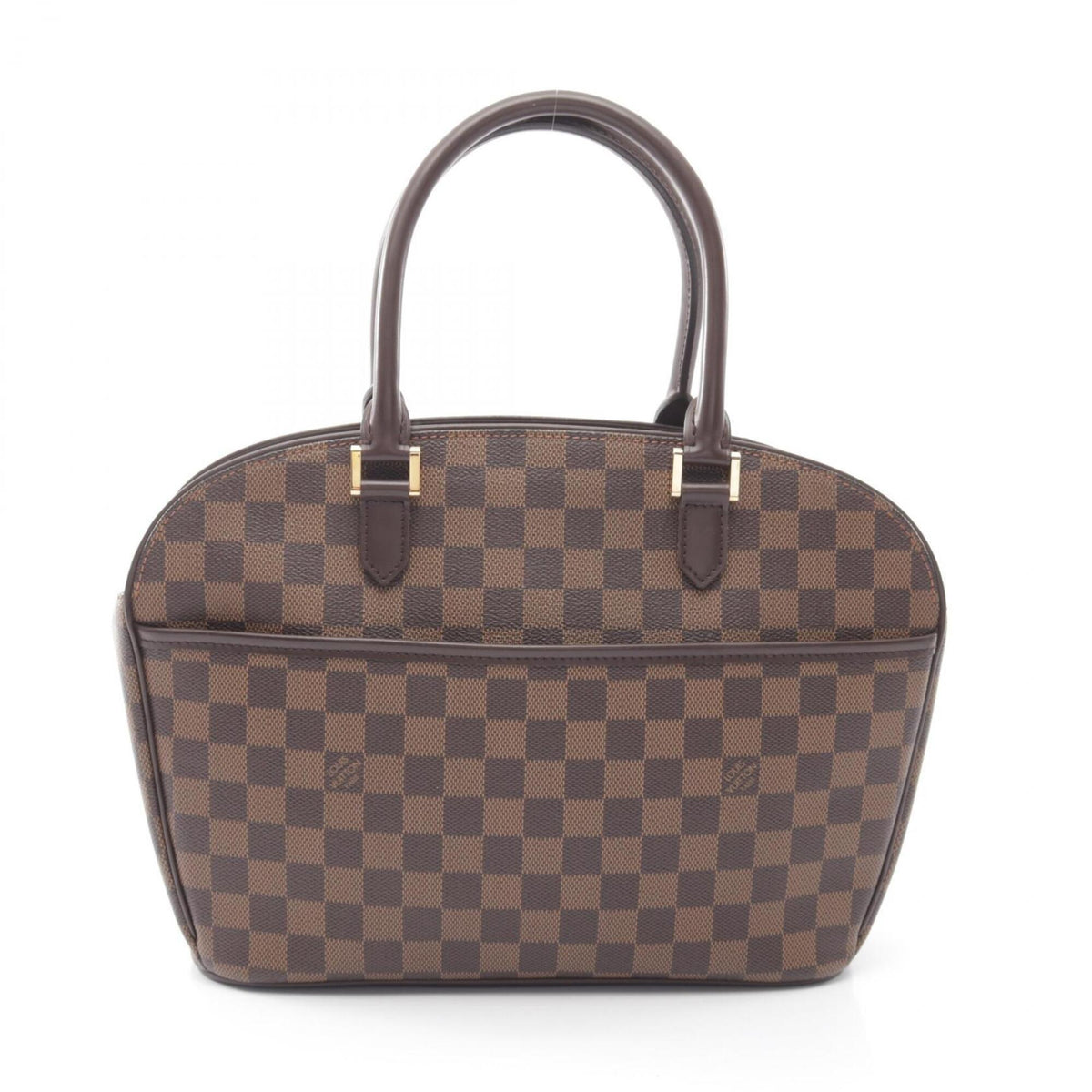 Louis Vuitton Brown Coated Canvas Leather Handbag (Pre-Owned)