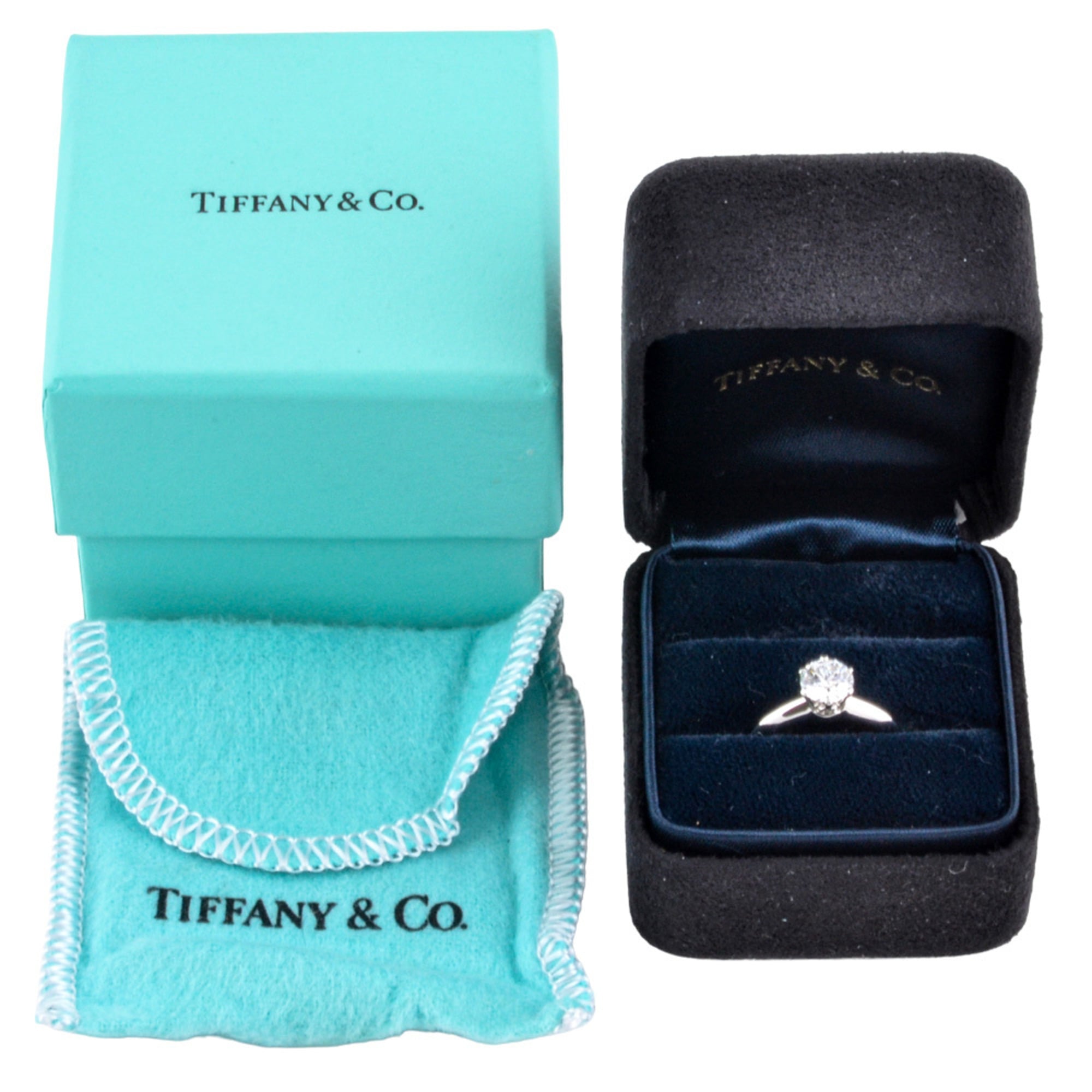 Tiffany Platinum 950 Band Ring (Pre-Owned)
