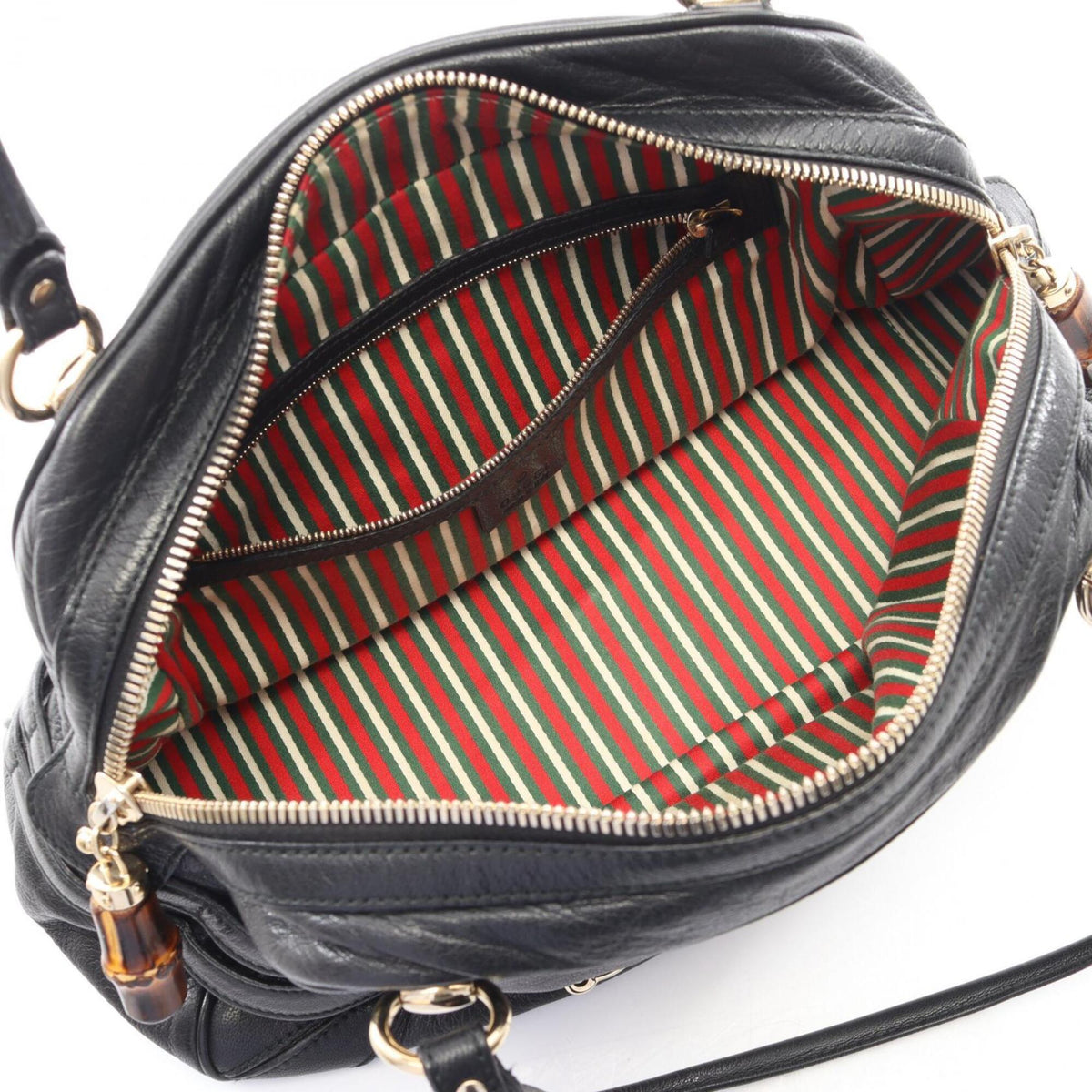 Gucci Black Leather Handbag (Pre-Owned)