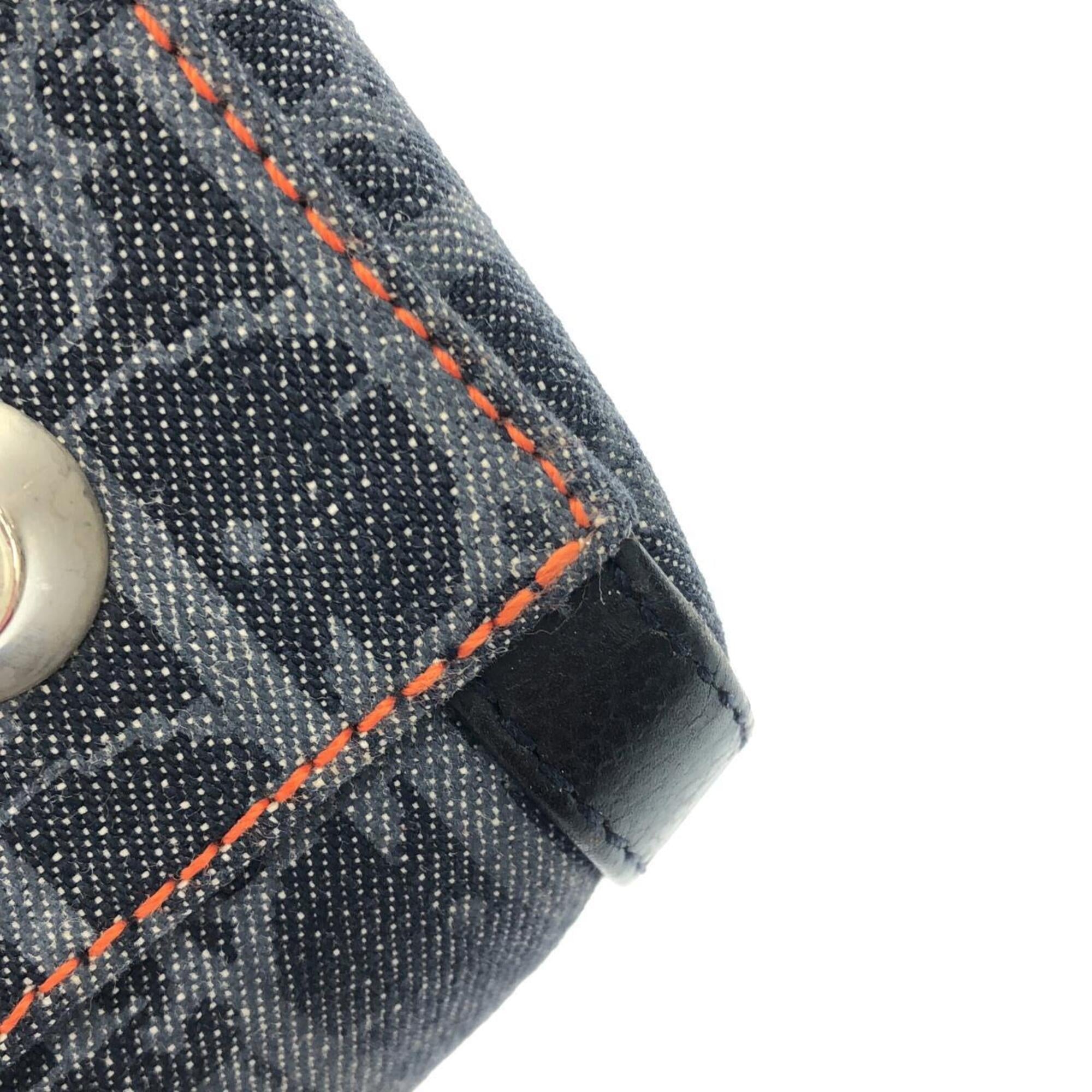 Christian Dior Silver Denim Handbag (Pre-Owned)