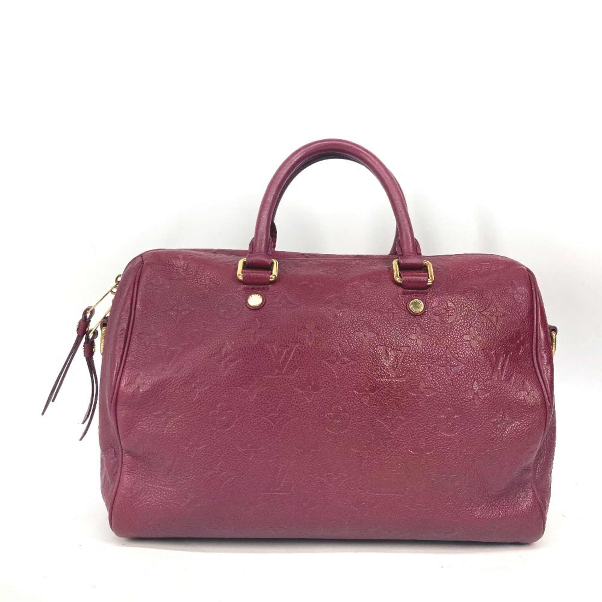 Louis Vuitton Aurore Monogram Empreinte Boston Bag Handbag Shoulder Bag (Pre-Owned)