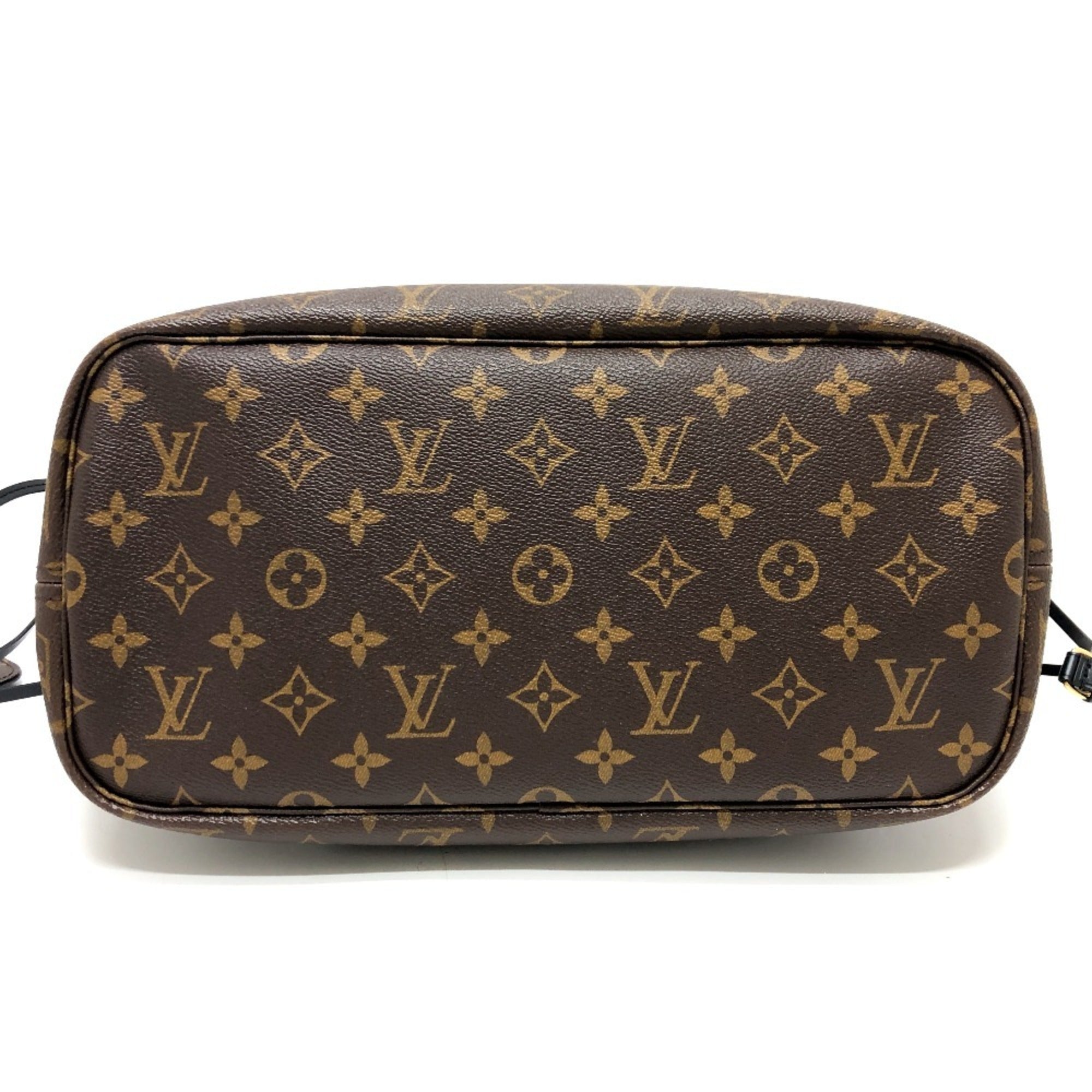 Louis Vuitton Brown Monogram Canvas Pouch Tote Bag (Pre-Owned)