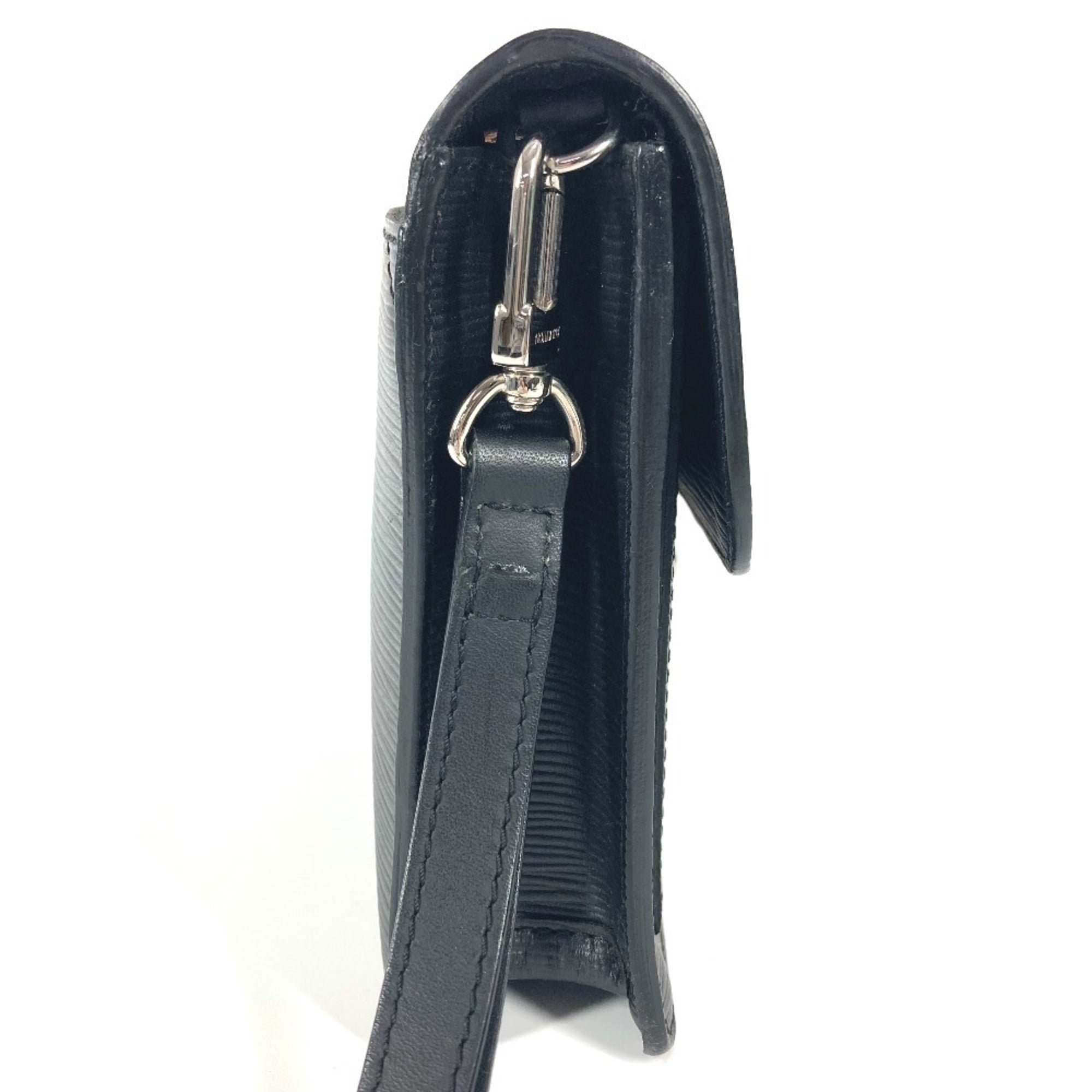Louis Vuitton Black Noir Epi Leather Clutch Bag Pouch (Pre-Owned)