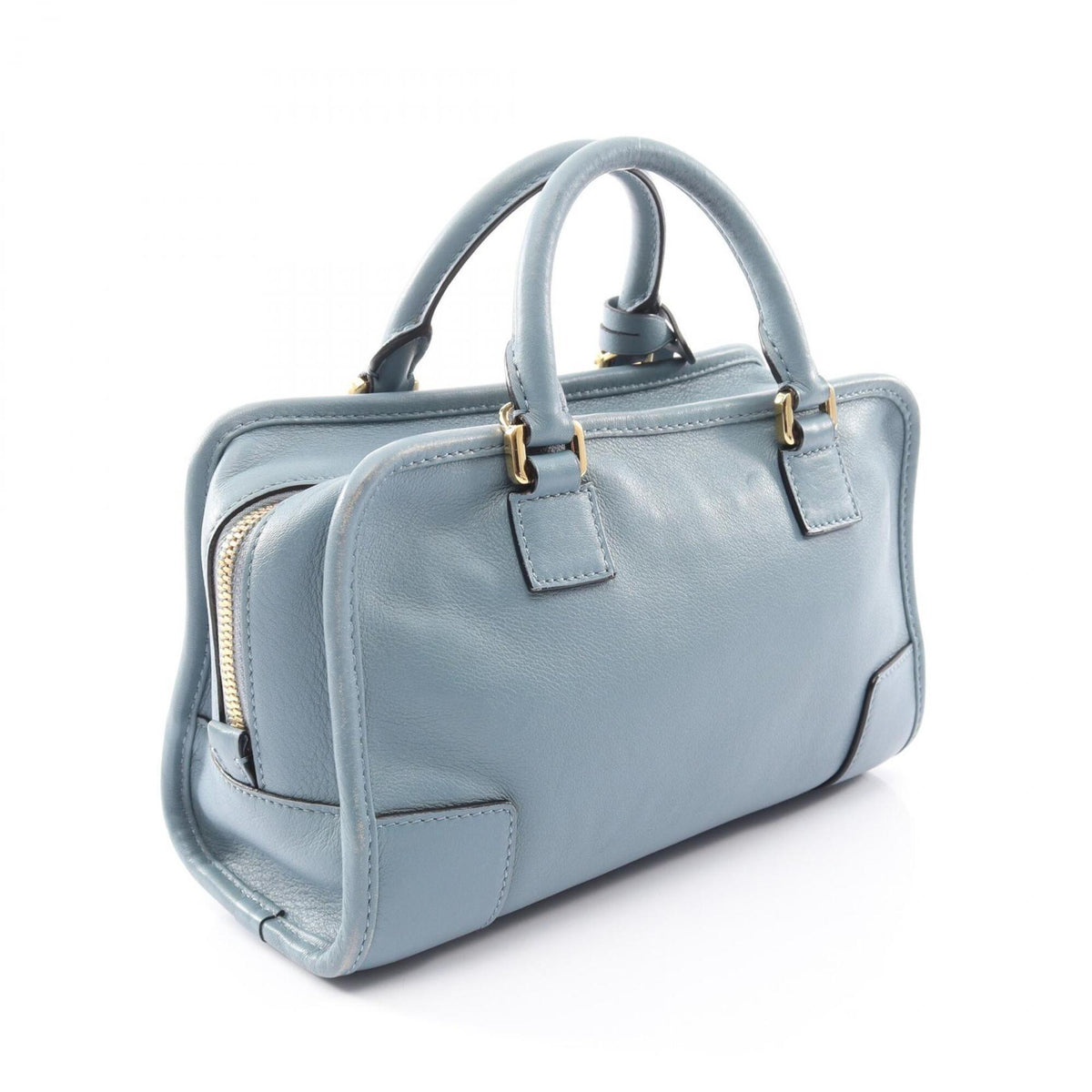 Loewe Blue Leather Handbag (Pre-Owned)