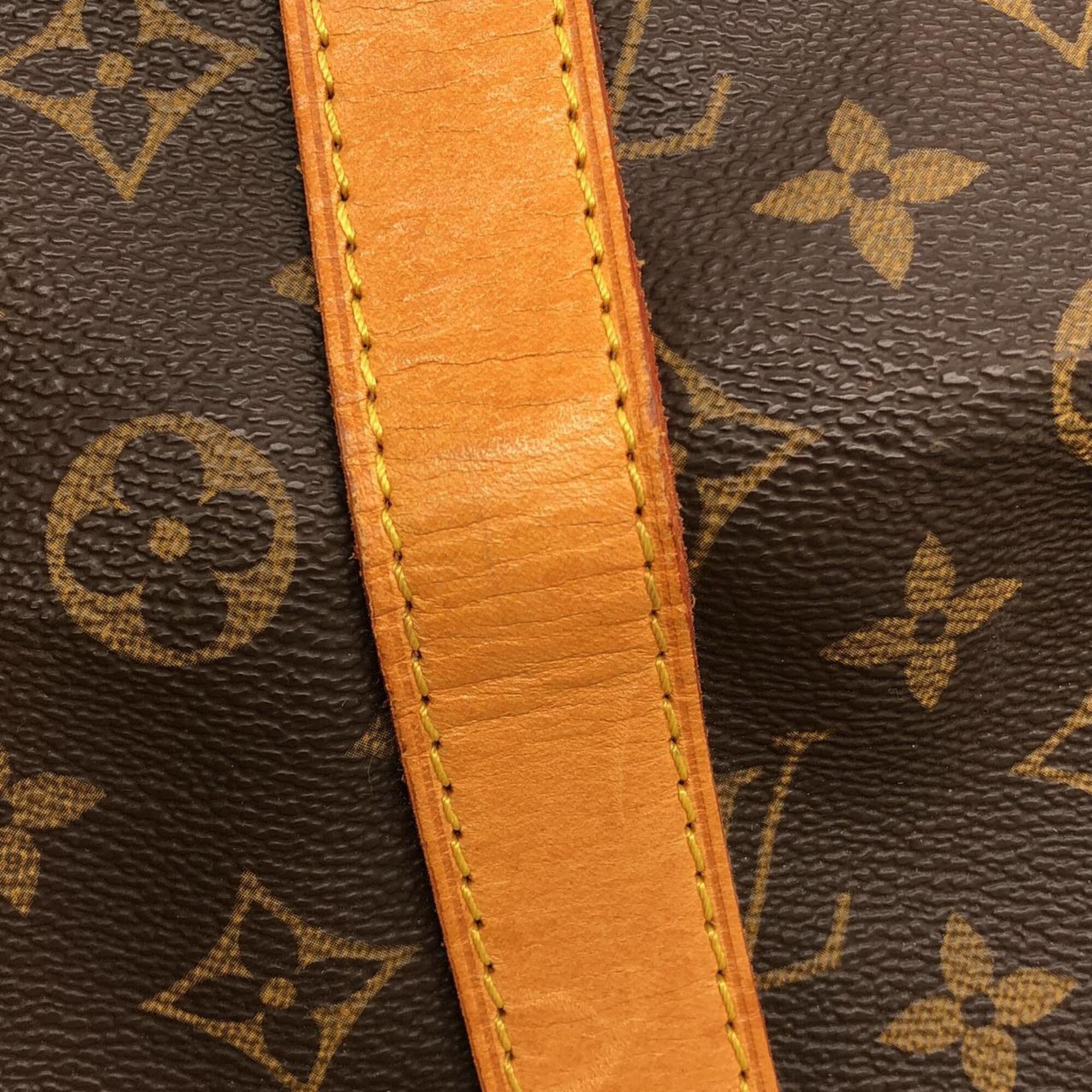 Louis Vuitton Brown Coated Canvas Boston Bag (Pre-Owned)