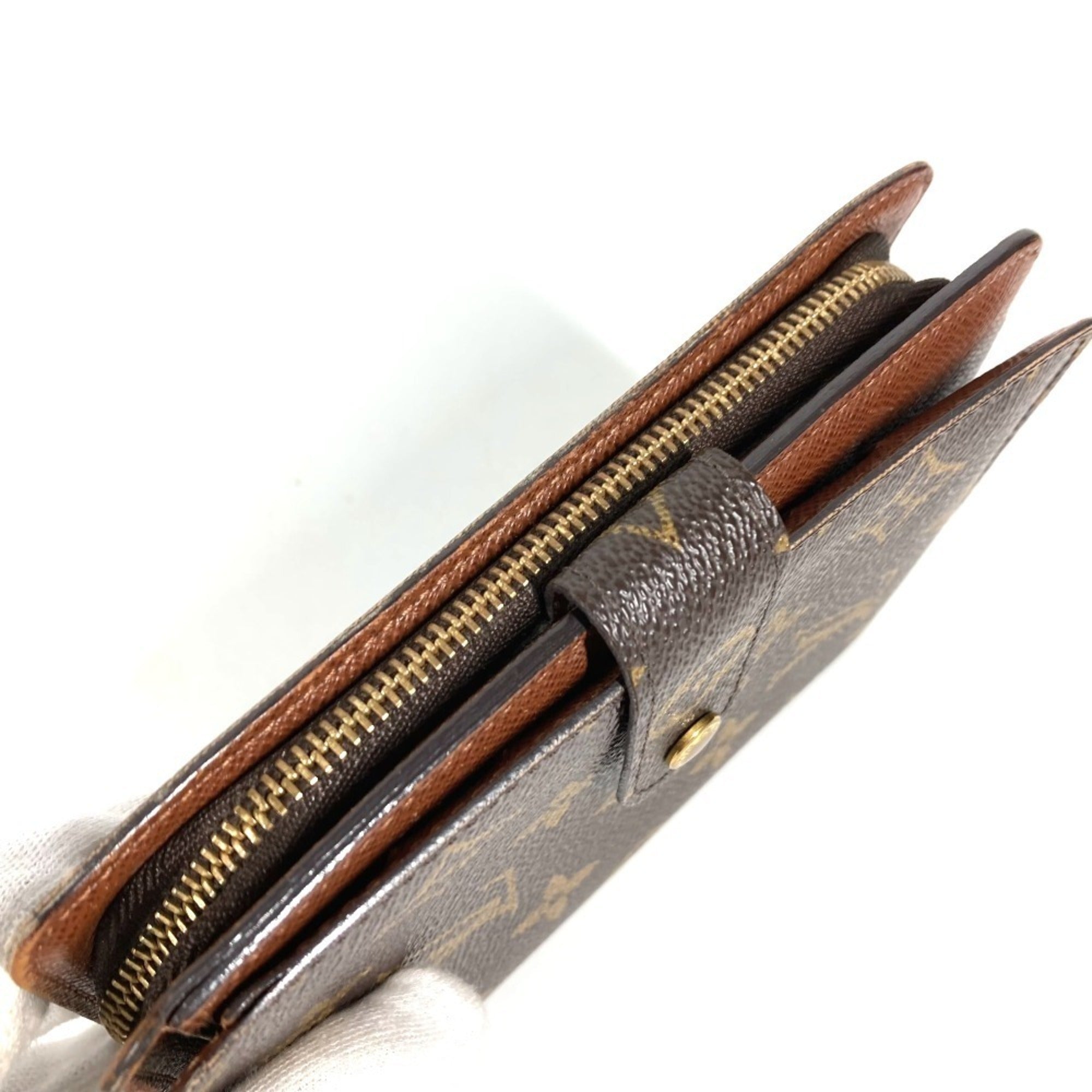 Louis Vuitton Brown Monogram Canvas Wallet (Bi-Fold) (Pre-Owned)