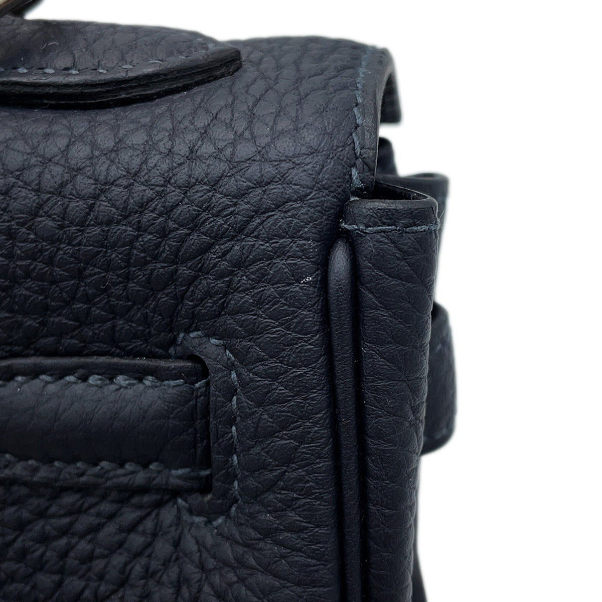 Hermes Black Togo Leather Handbag (Pre-Owned)