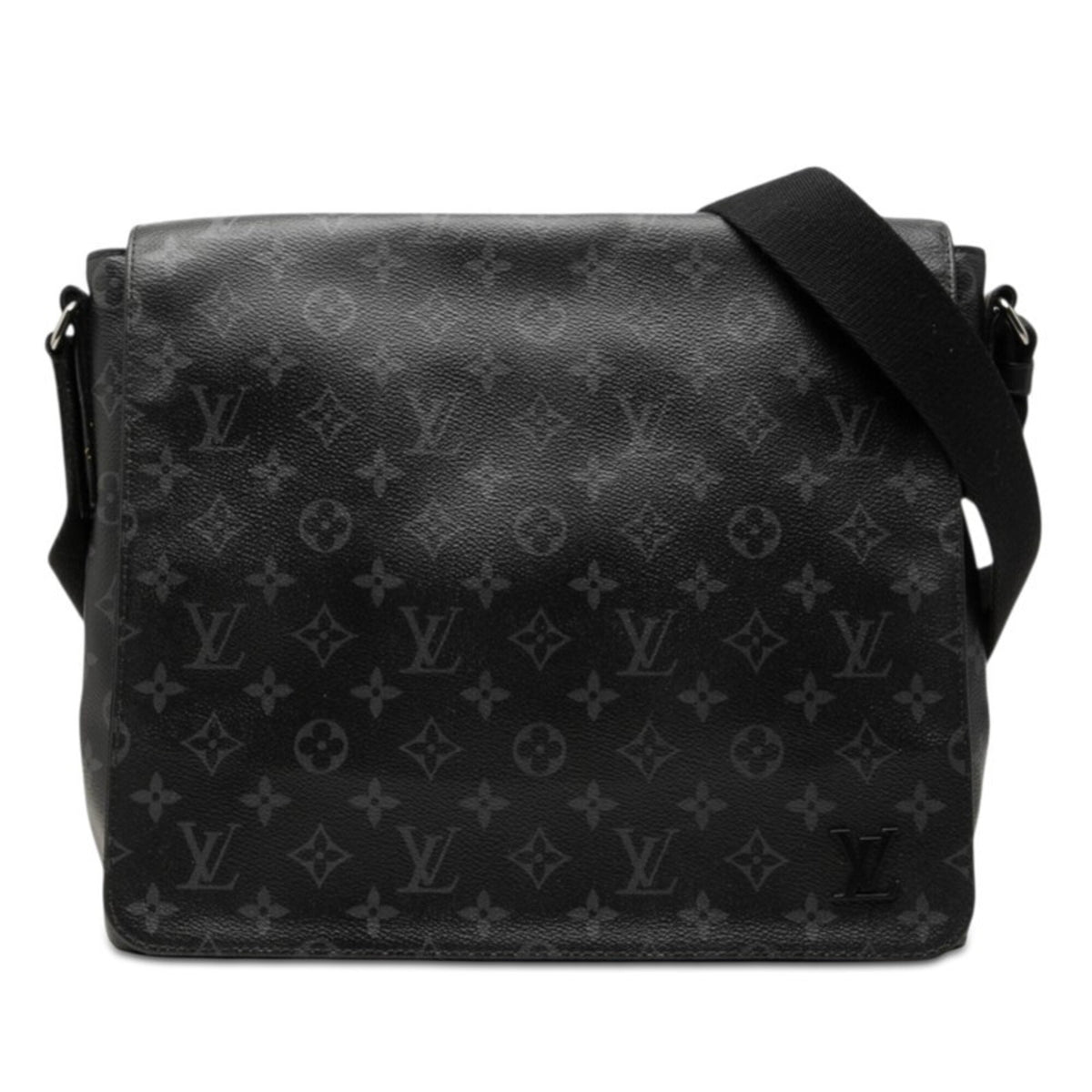 Louis Vuitton Black Pvc Leather Shoulder Bag (Pre-Owned)