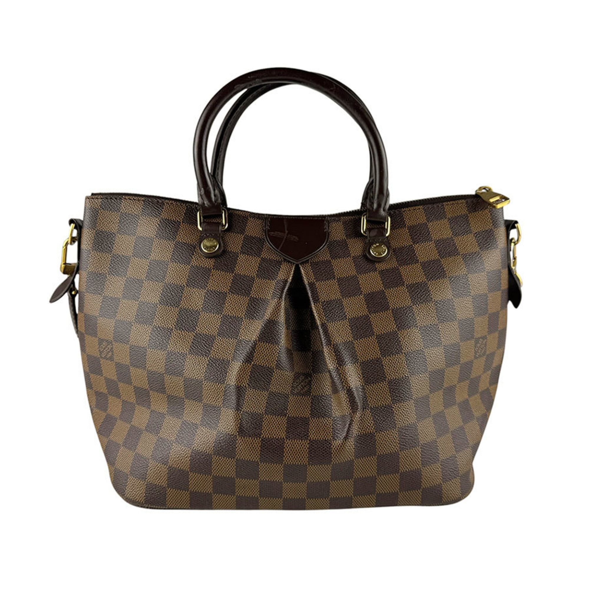 Louis Vuitton Damier Canvas Ebene Damier Canvas Handbag Shoulder Bag (Pre-Owned)