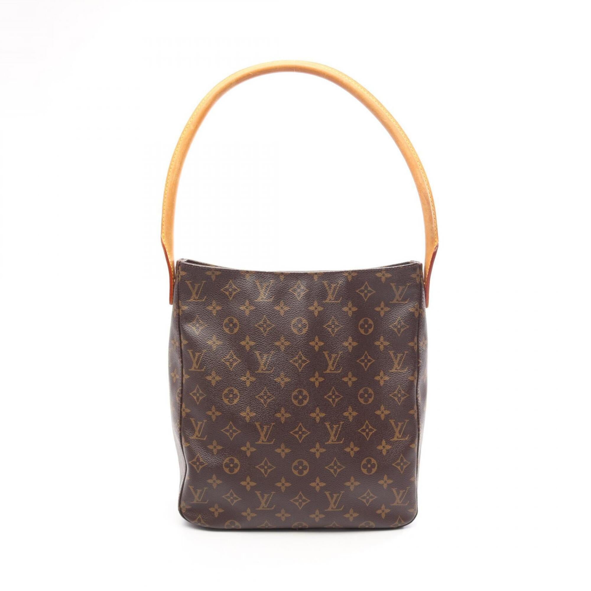 Louis Vuitton Brown Pvc Leather Handbag Shoulder Bag (Pre-Owned)