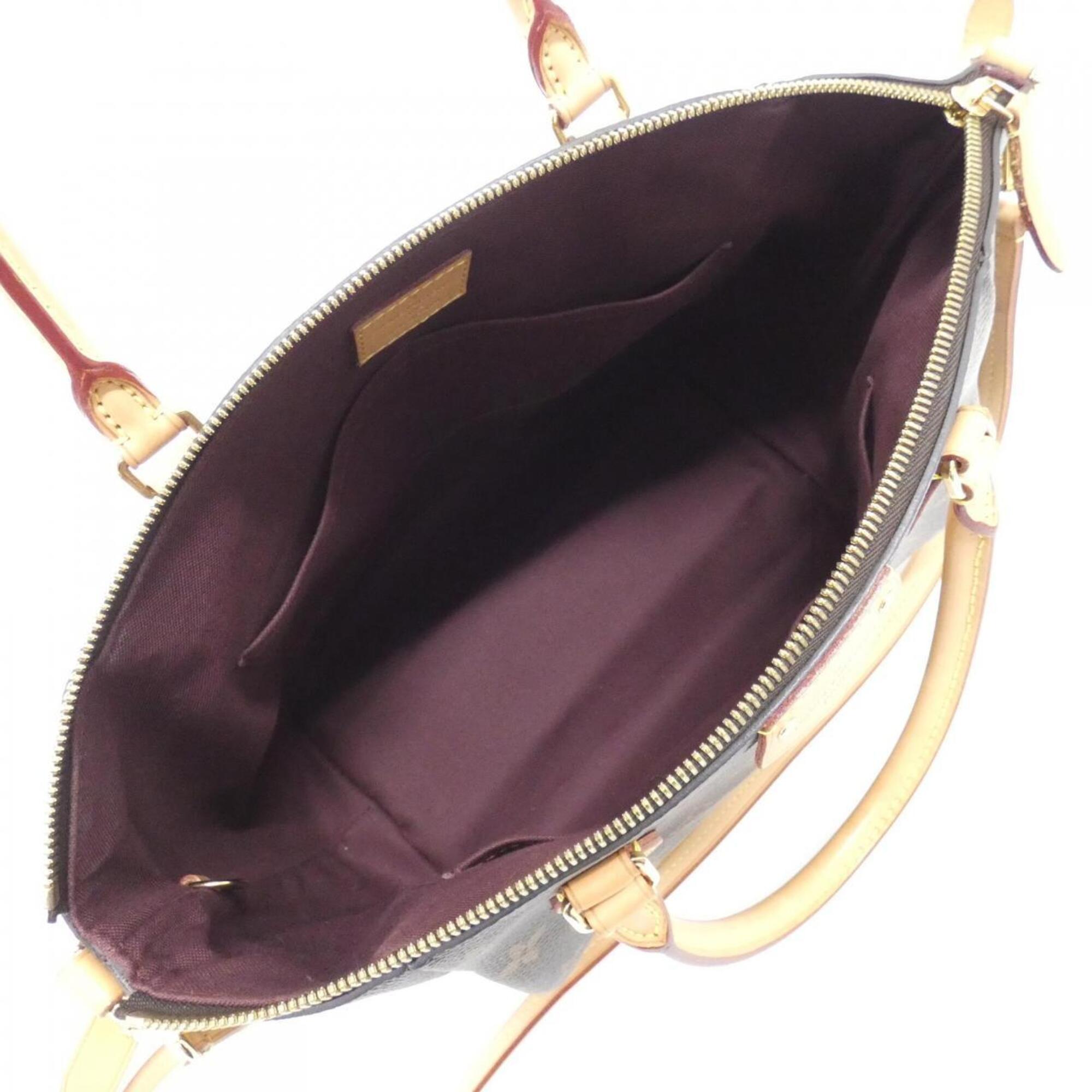 Louis Vuitton Marron Coated Canvas Handbag (Pre-Owned)