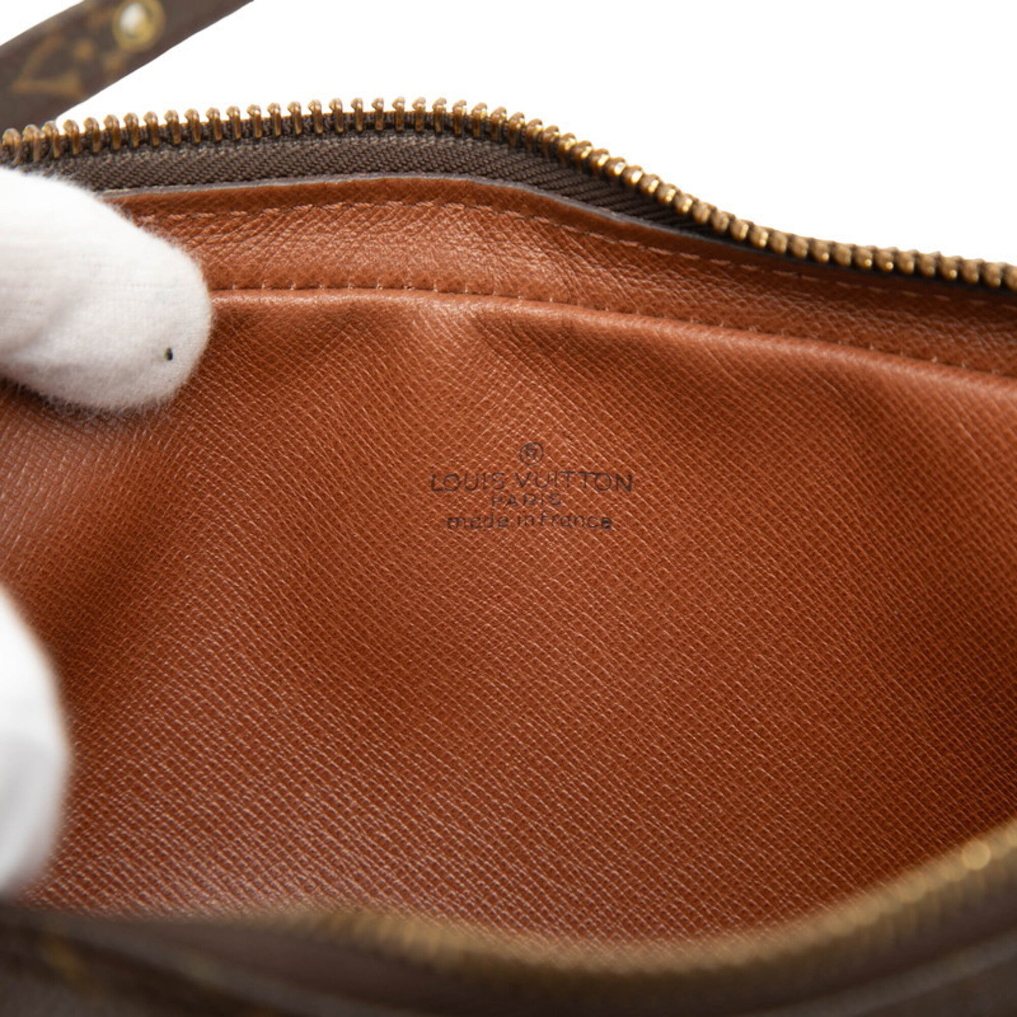 Louis Vuitton Brown Pvc Leather Pochette Shoulder Bag (Pre-Owned)