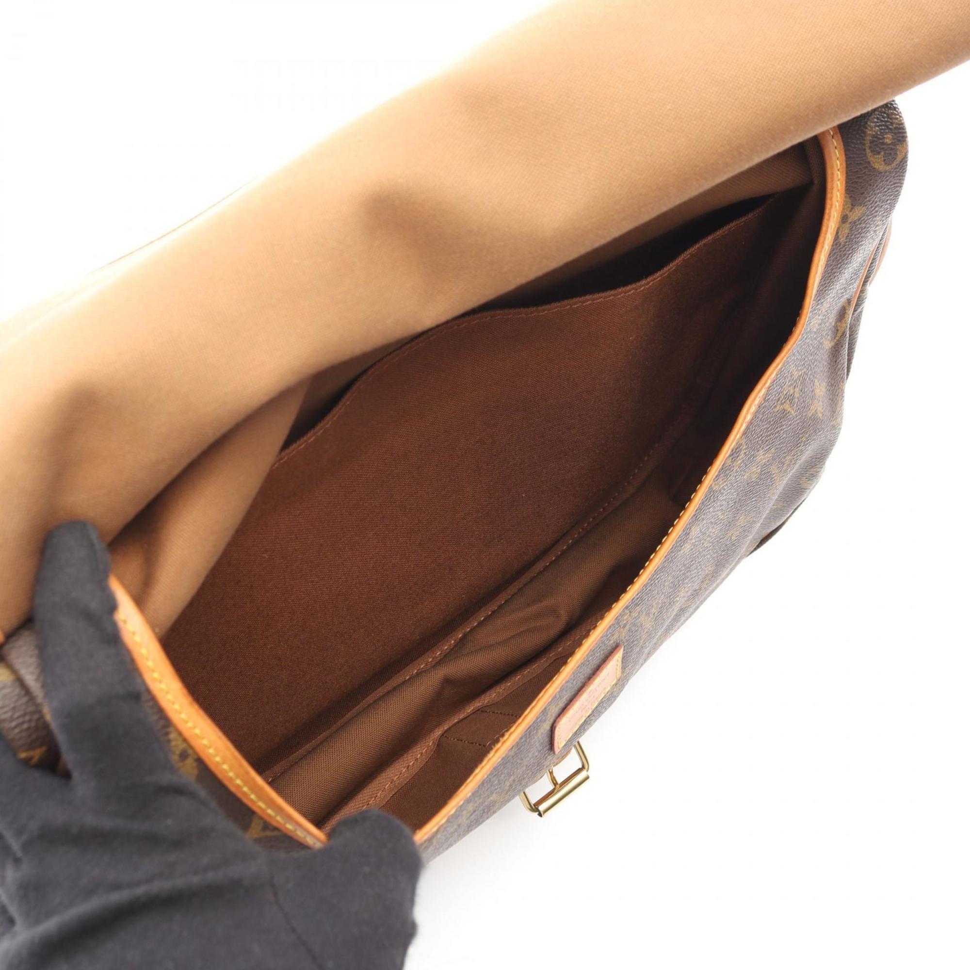 Louis Vuitton Brown Pvc Leather Shoulder Bag (Pre-Owned)