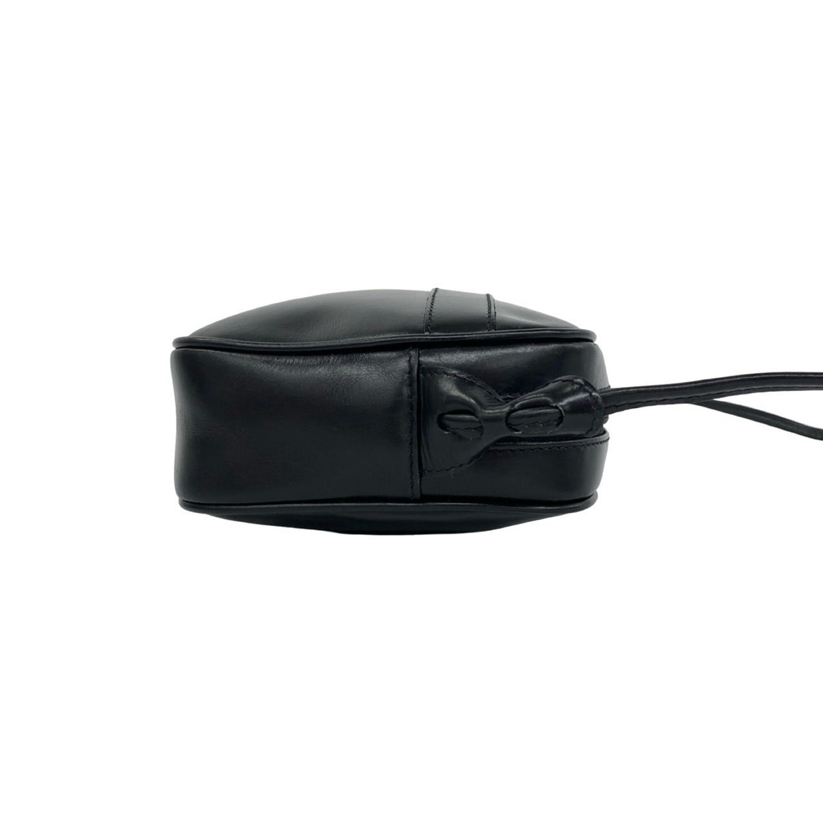 Gucci Black Leather Pochette Shoulder Bag (Pre-Owned)