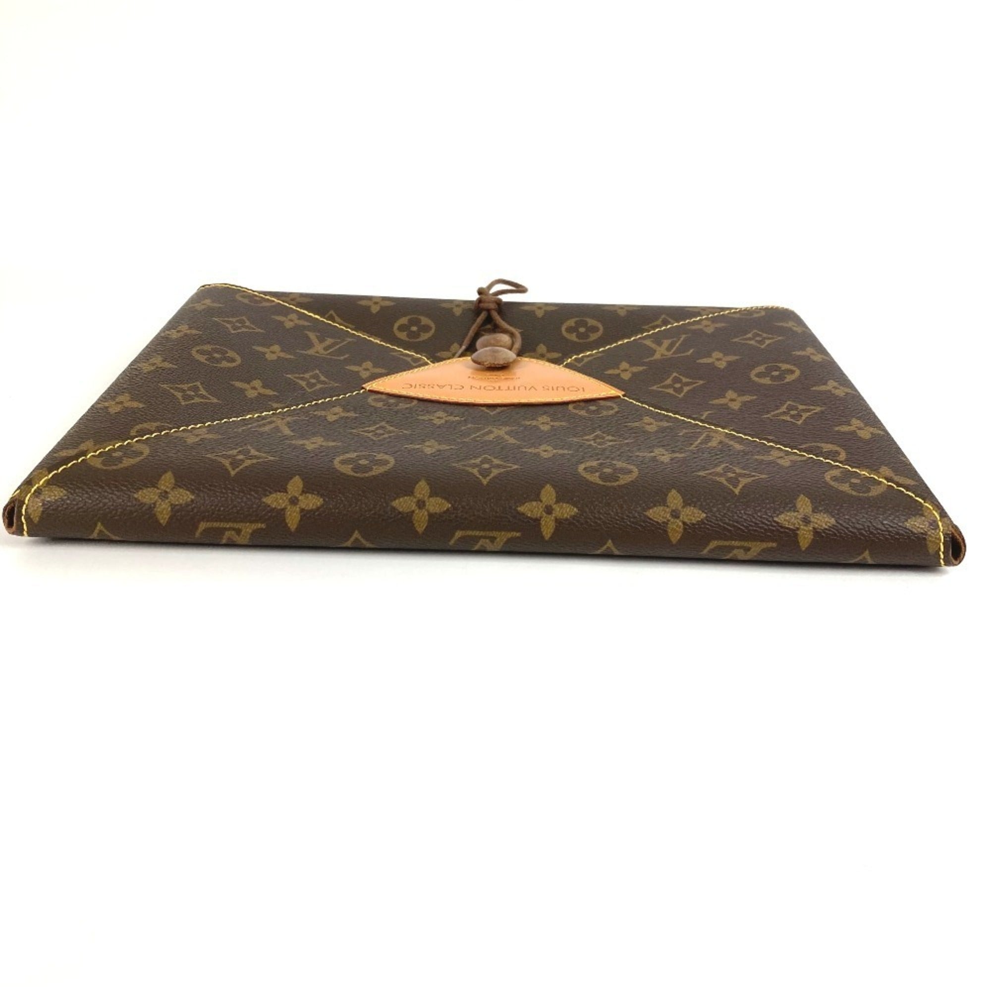 Louis Vuitton Monogram Brown Monogram Clutch Bag (Pre-Owned)