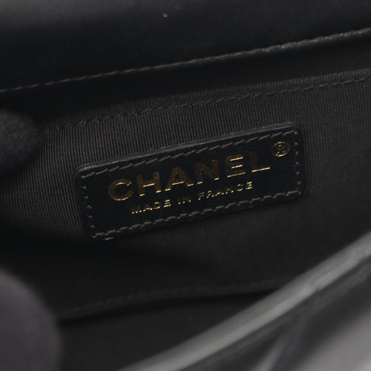 Chanel Black Leather Handbag Shoulder Bag (Pre-Owned)