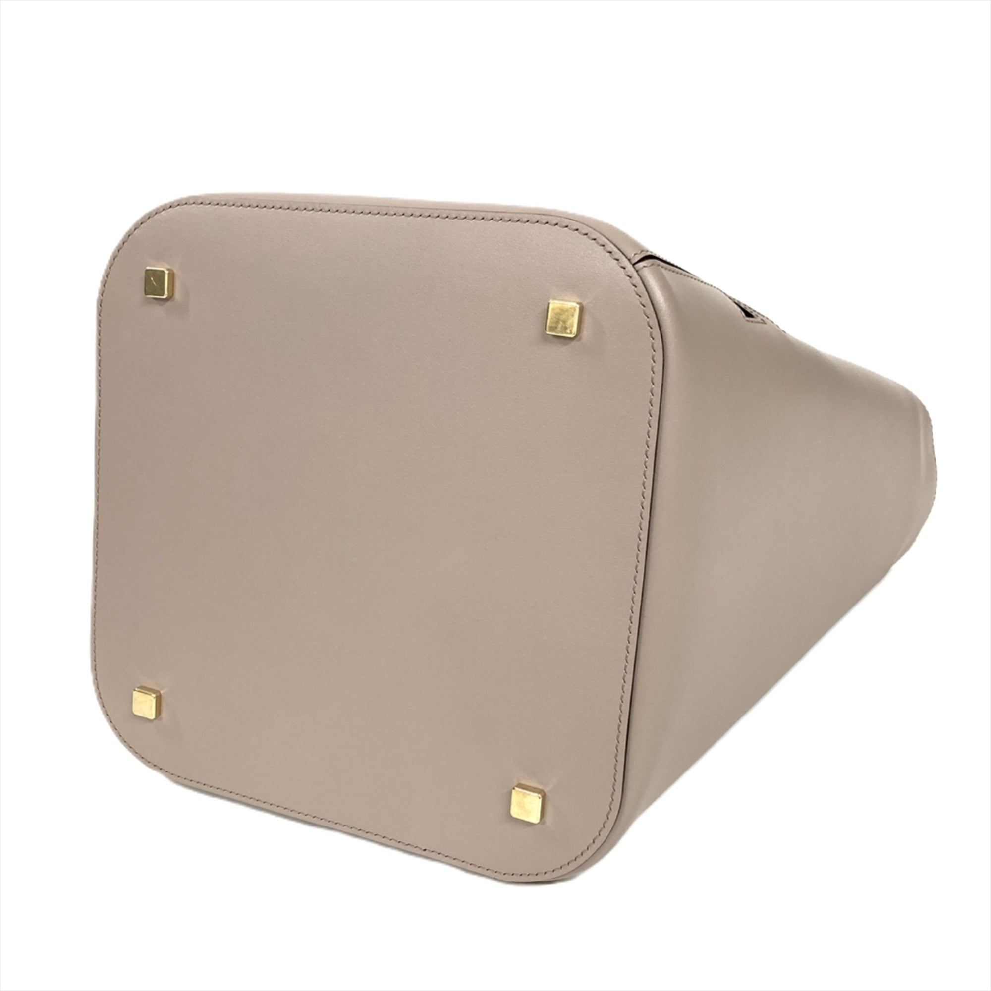 Cartier Bordeaux Grayish Leather Shoulder Bag (Pre-Owned)