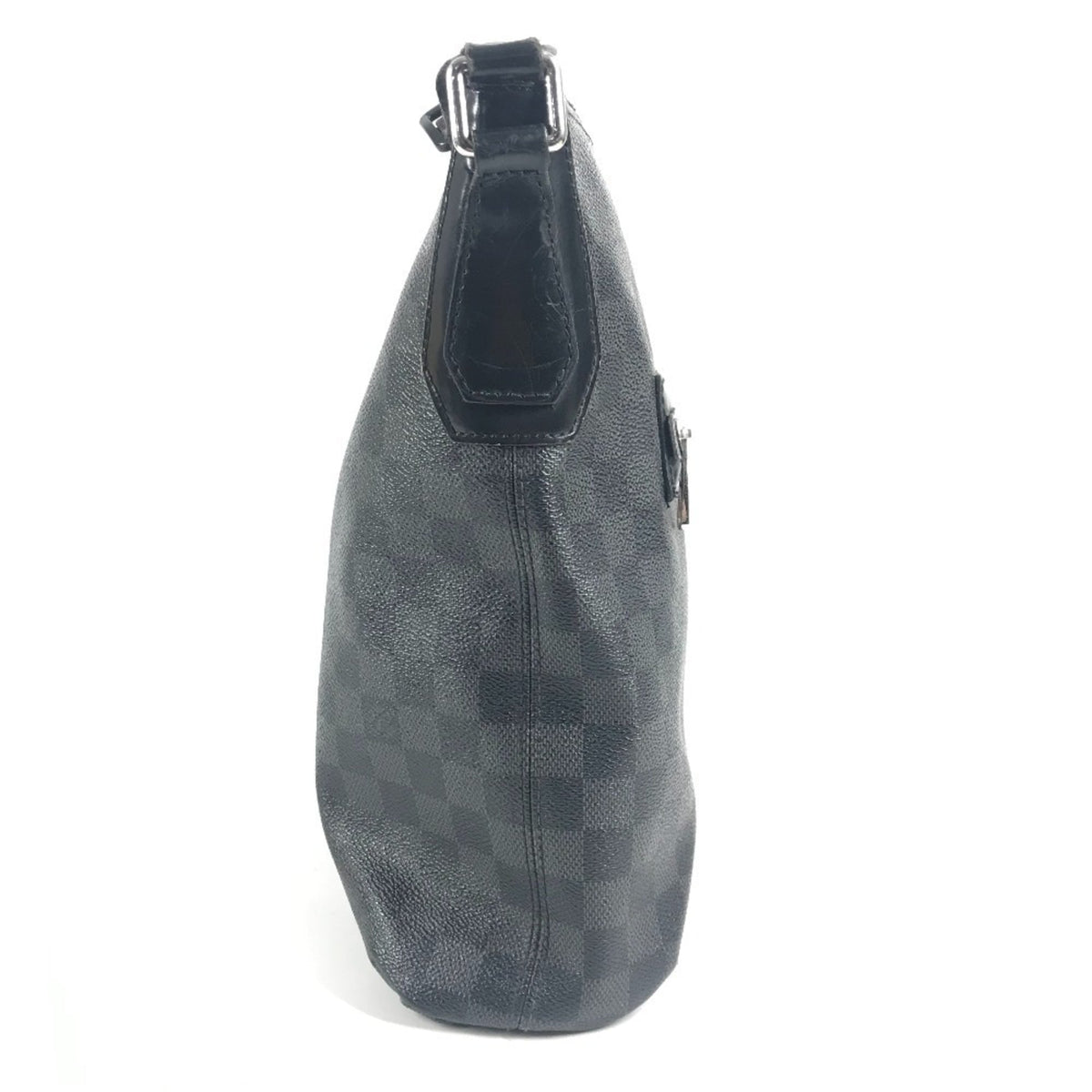 Louis Vuitton Black Galle Damier Graphite Shoulder Bag (Pre-Owned)