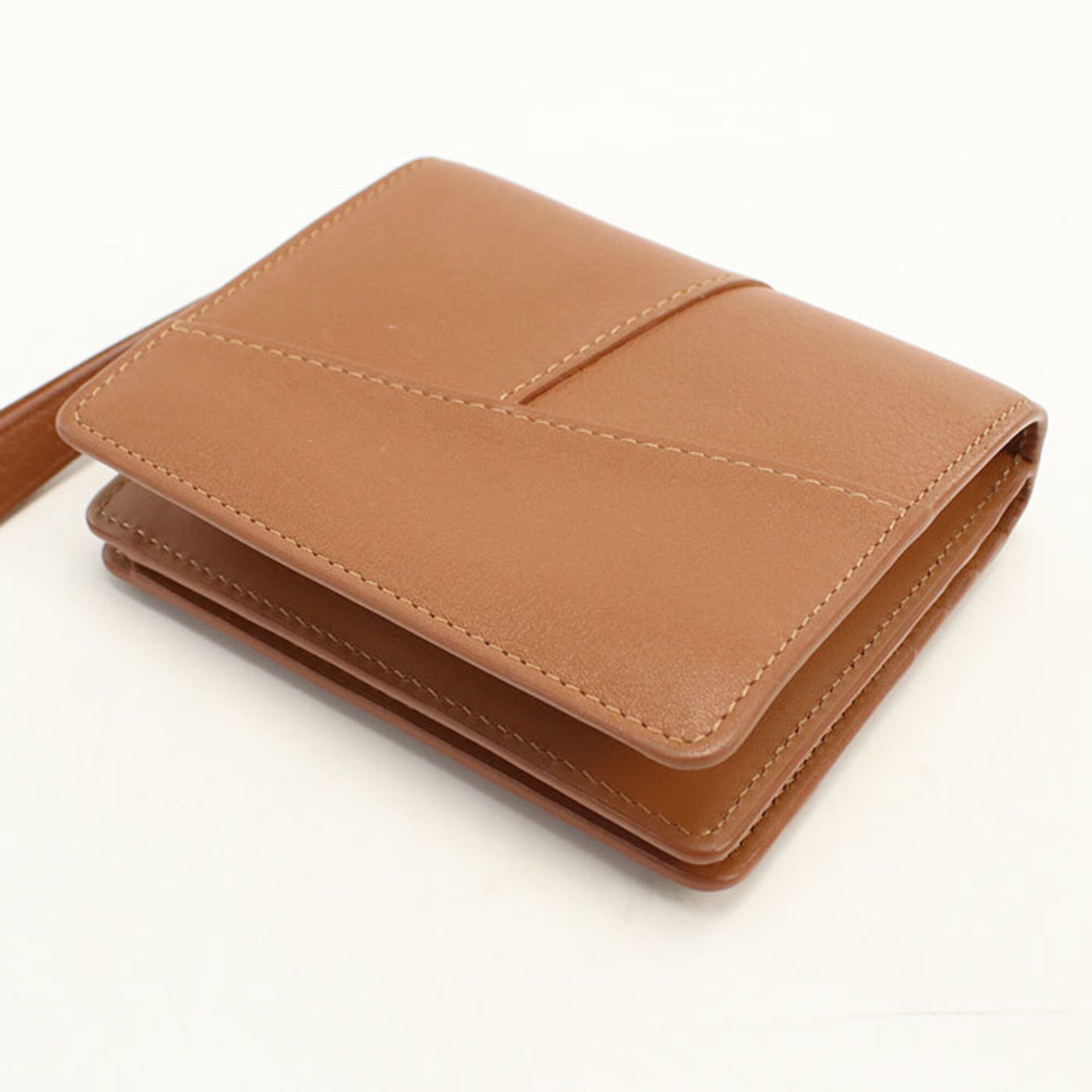 Loewe Brown Leather Wallet (Bi-Fold) (Pre-Owned)
