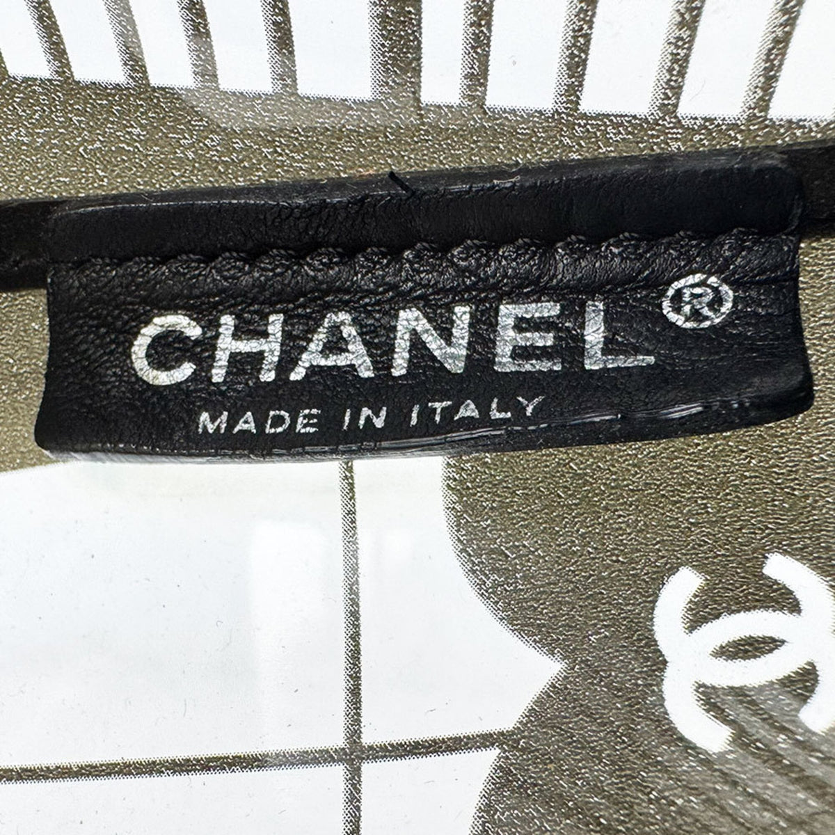 Chanel Black Clear Pvc Shoulder Bag (Pre-Owned)