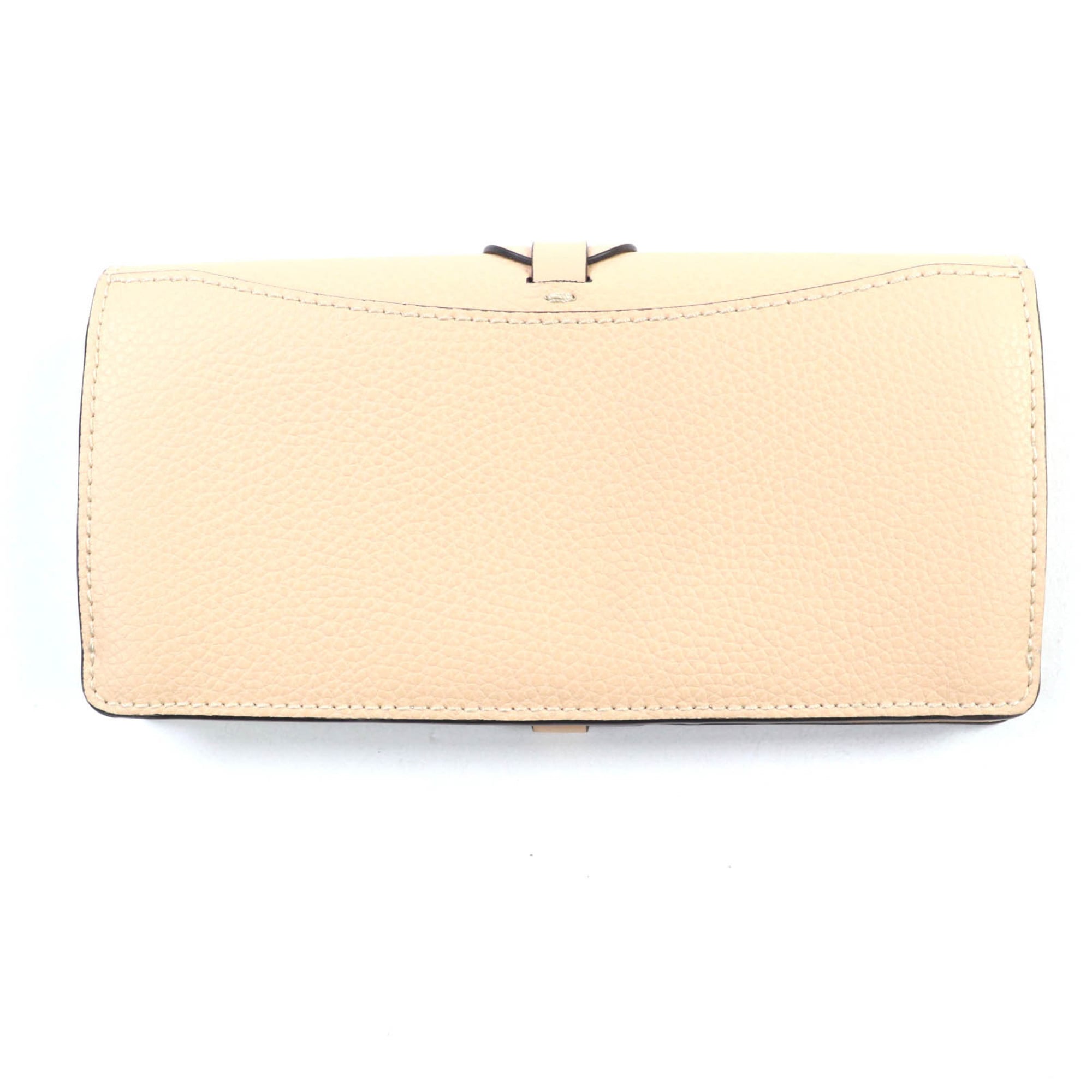 Chloé Beige Leather Long Wallet (Bi-Fold) (Pre-Owned)