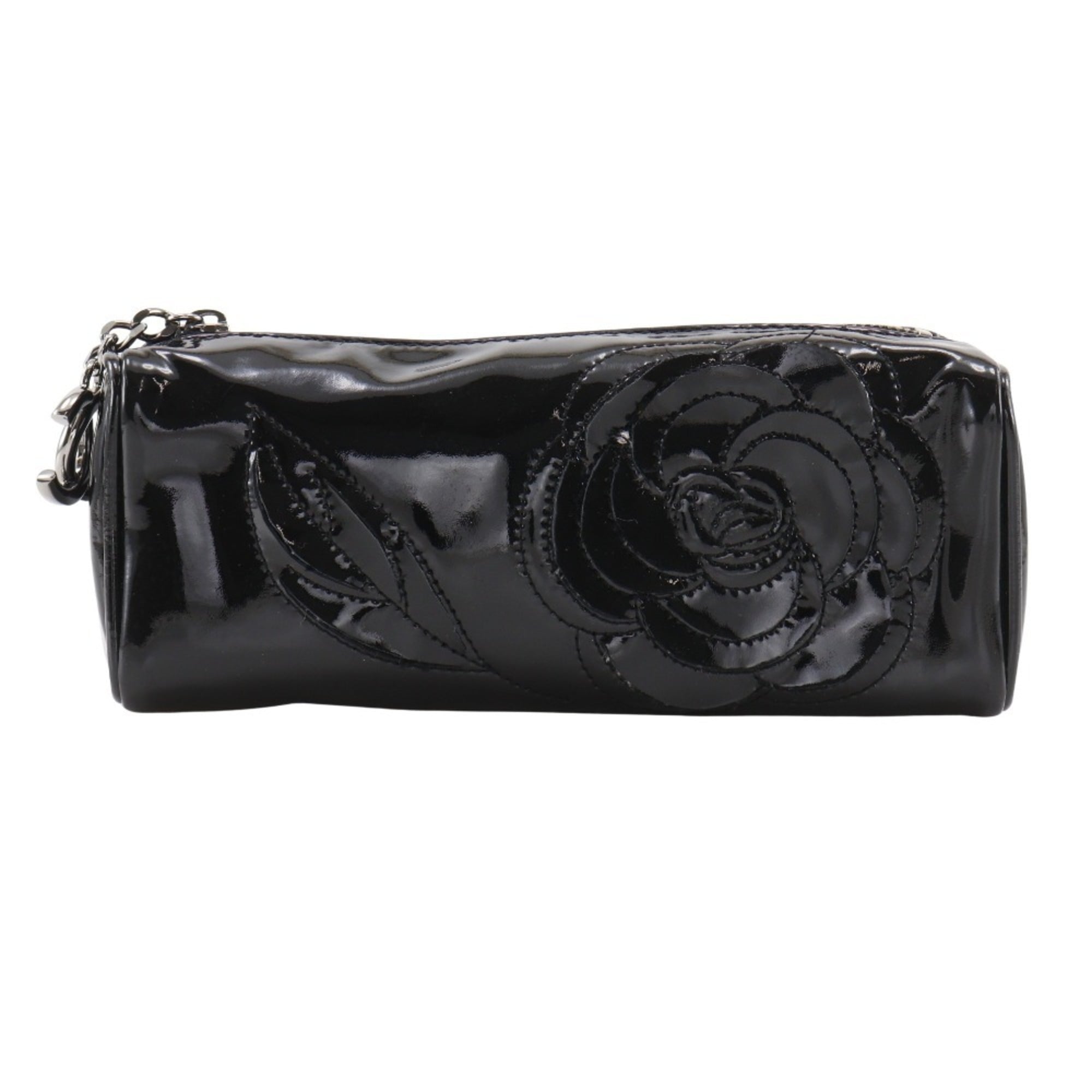 Chanel Black Leather Pouch (Pre-Owned)