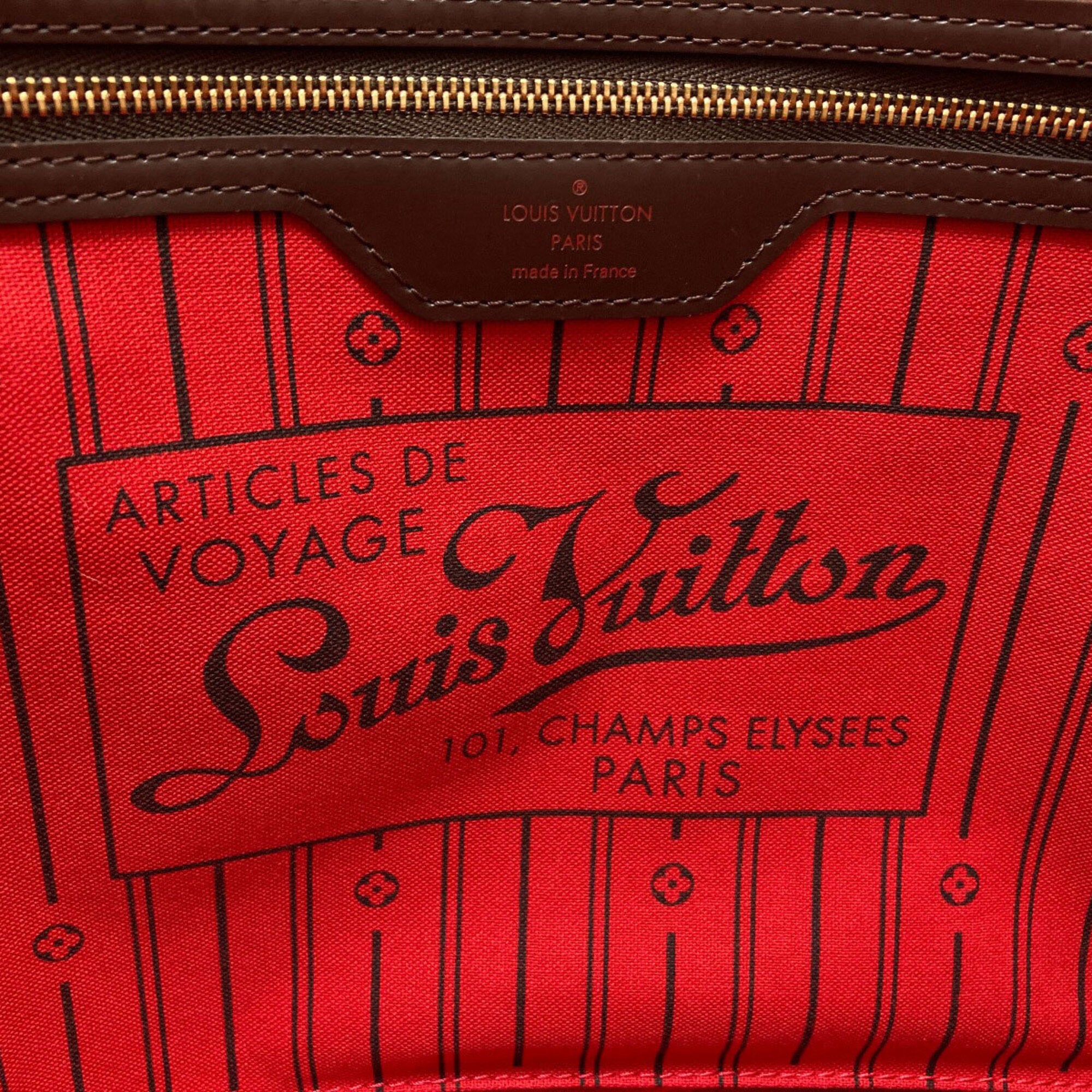 Louis Vuitton Damier Canvas Ebene Damier Canvas Tote Bag (Pre-Owned)