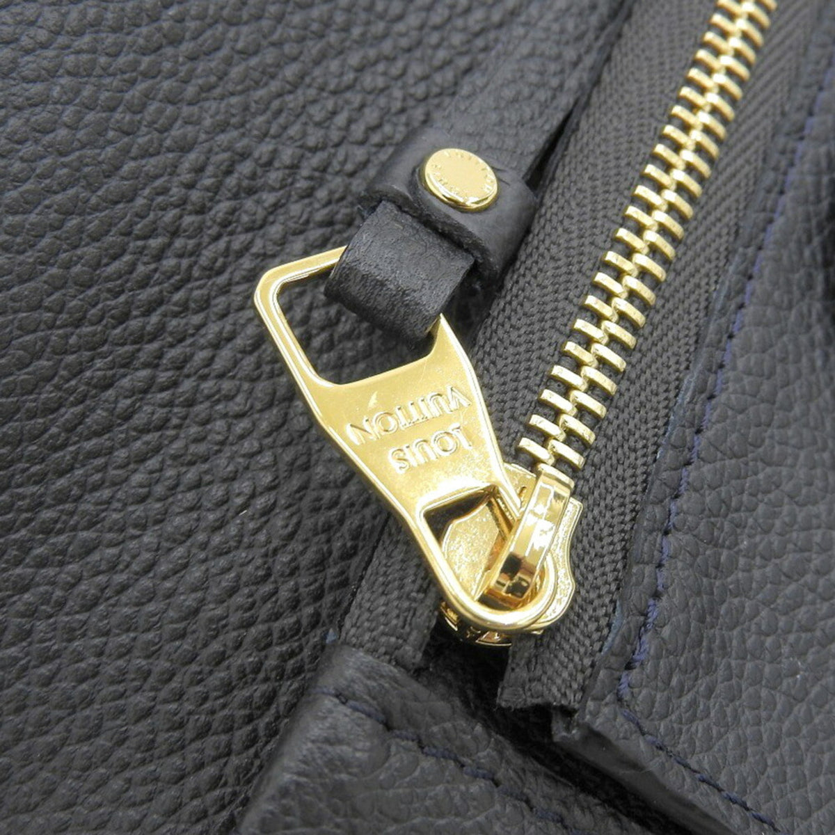 Louis Vuitton Infini Navy Monogram Empreinte Long Wallet (Tri-Fold) (Pre-Owned)