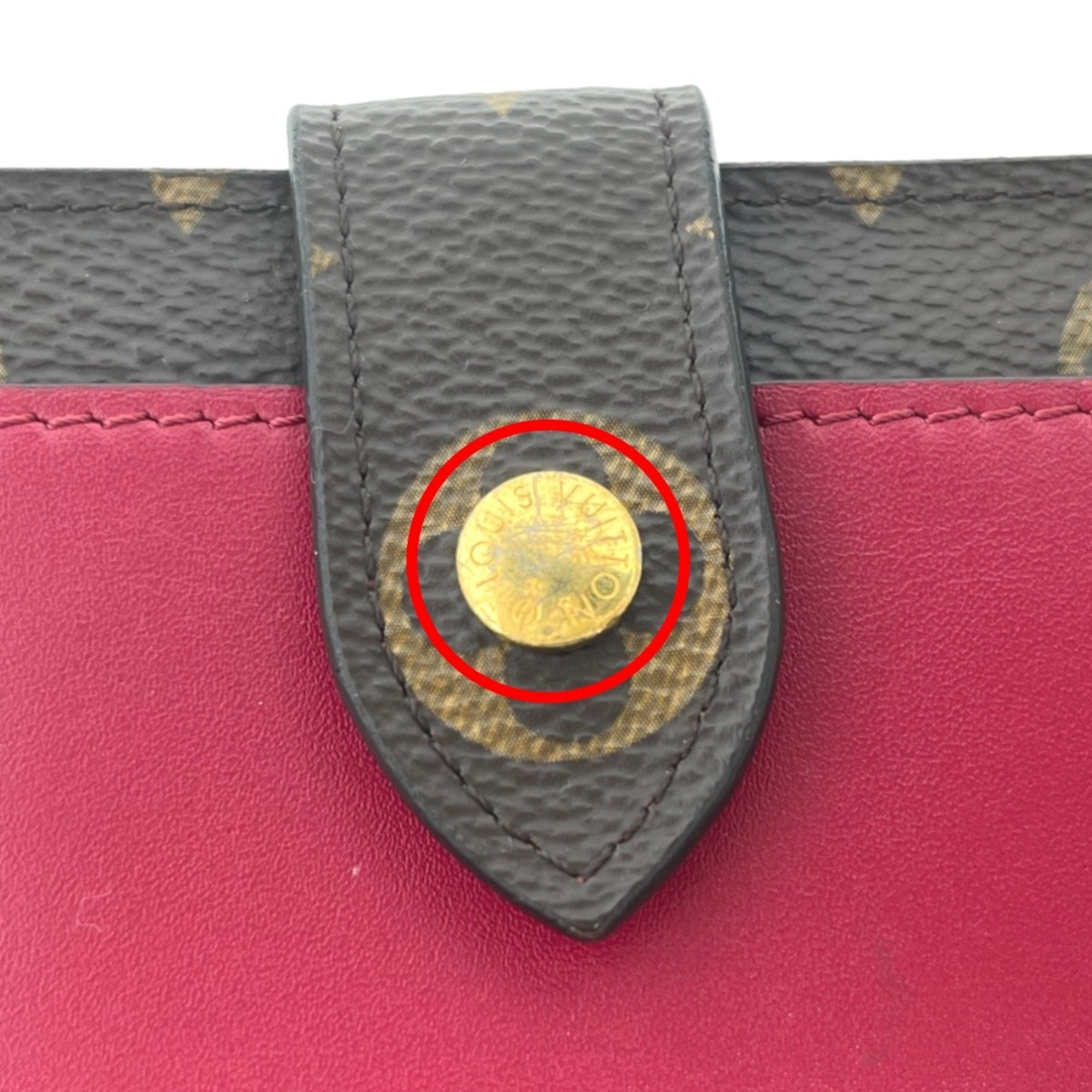 Louis Vuitton Fuchsia Monogram Monogram Wallet (Bi-Fold) (Pre-Owned)
