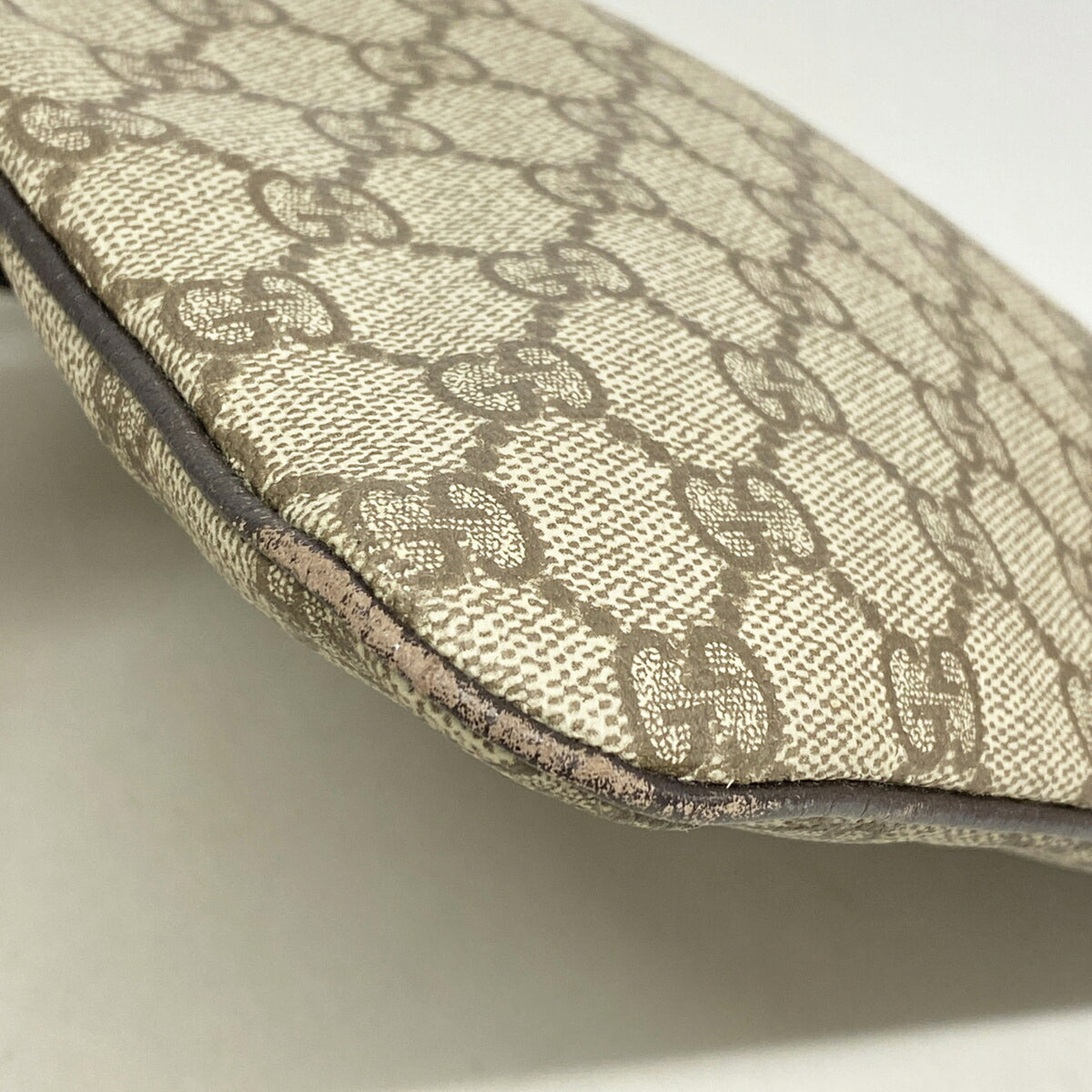 Gucci Beige Brown Pvc Handbag (Pre-Owned)