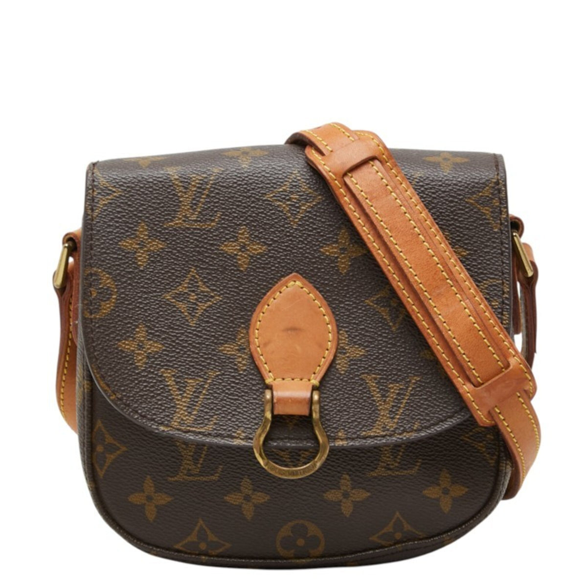 Louis Vuitton Brown Pvc Leather Shoulder Bag (Pre-Owned)