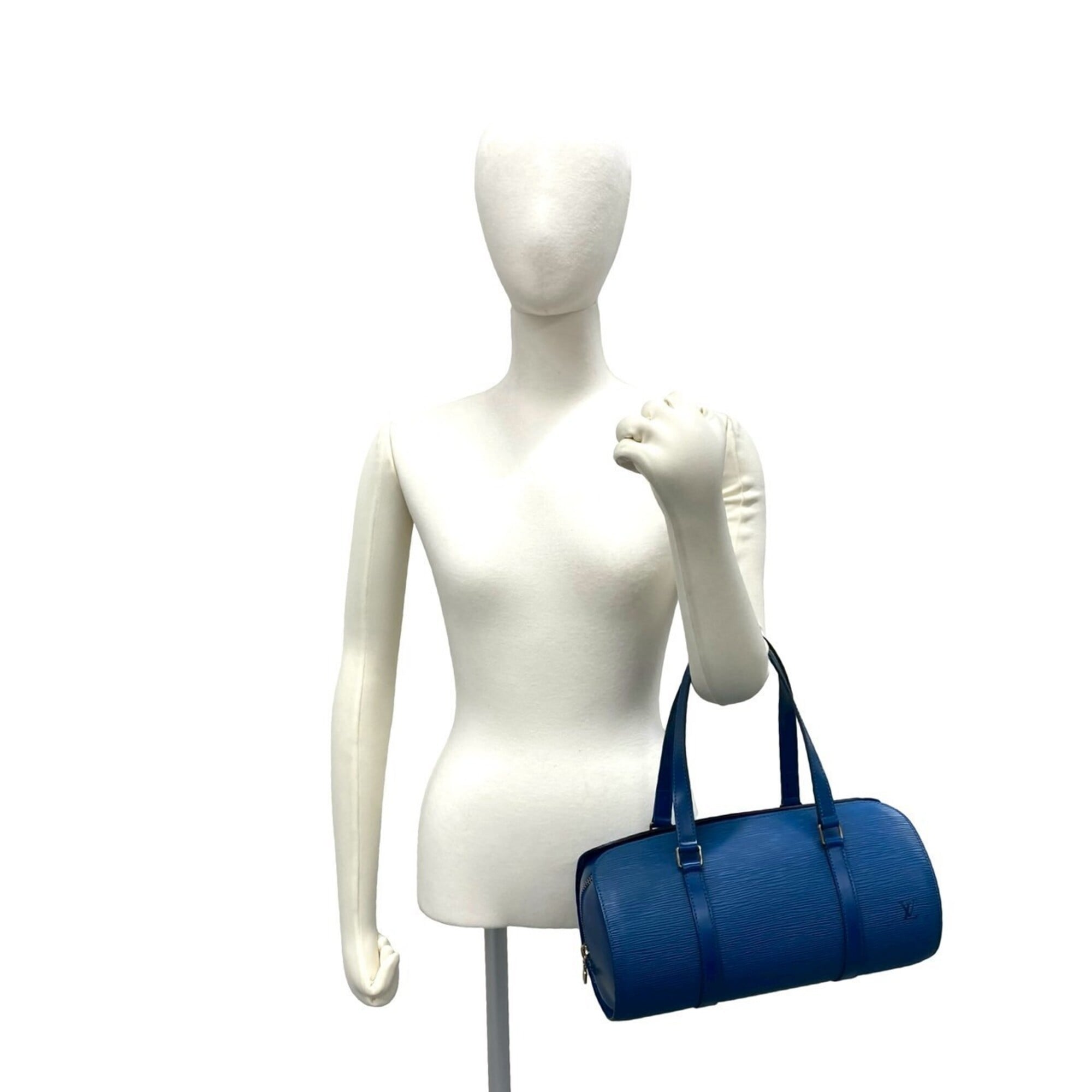 Louis Vuitton Blue Leather Handbag (Pre-Owned)