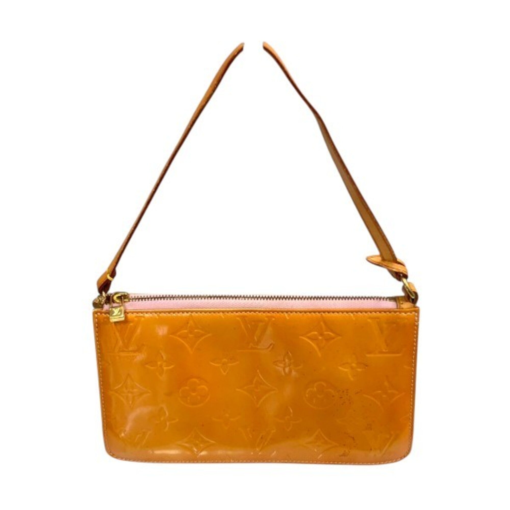 Louis Vuitton Beige Leather Handbag (Pre-Owned)