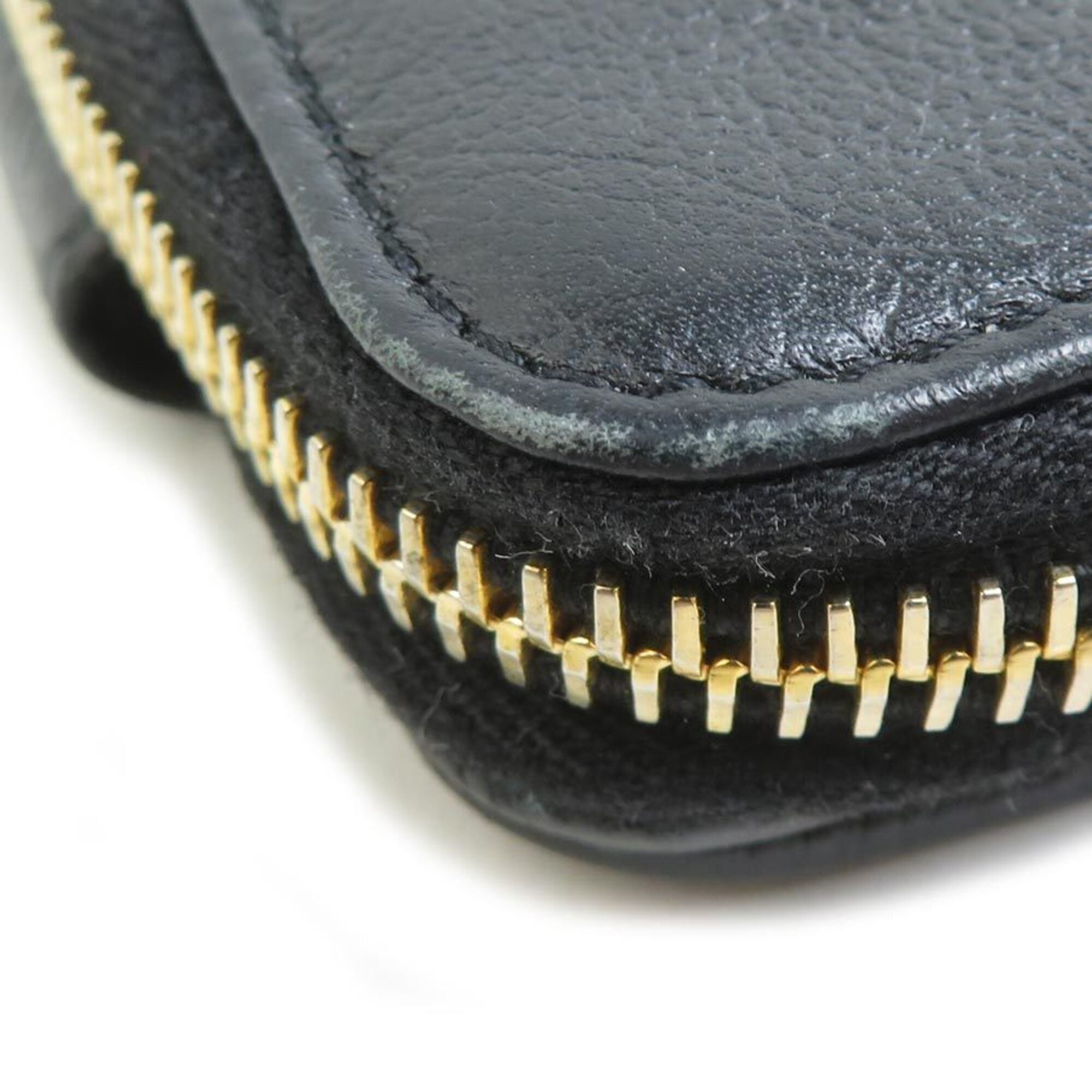 Yves Saint Laurent Black Leather Wallet (Bi-Fold) (Pre-Owned)