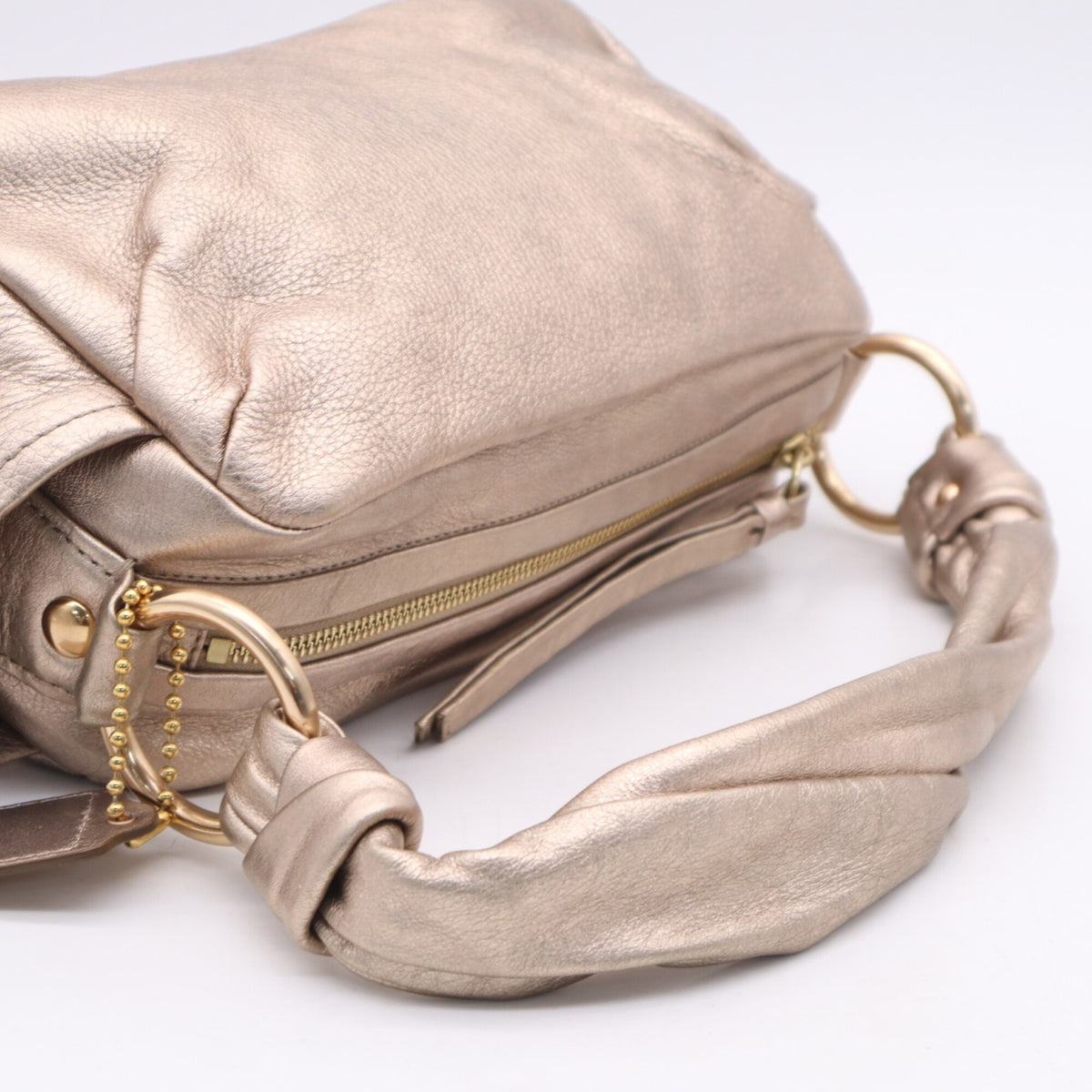Coach Pink Gold Handbag (Pre-Owned)