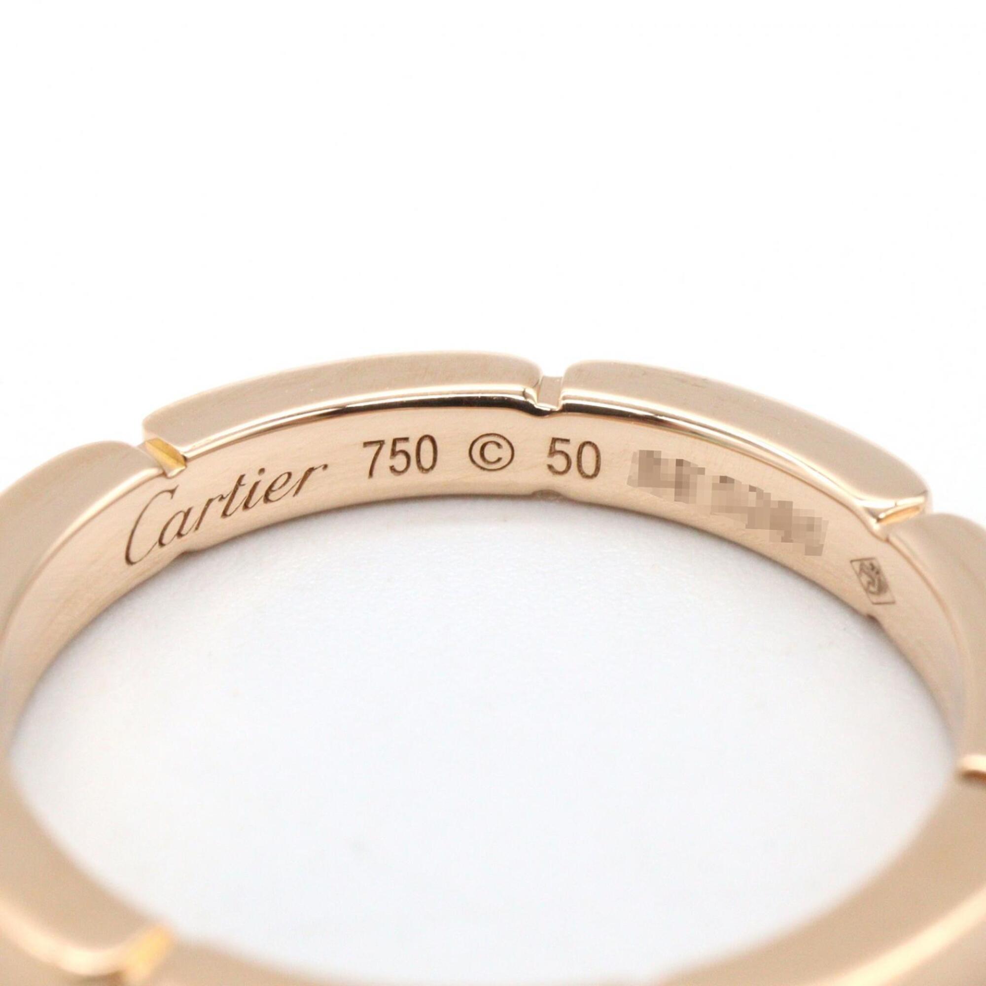 Cartier Gold Clear Pink Gold (18K) Band Ring (Pre-Owned)