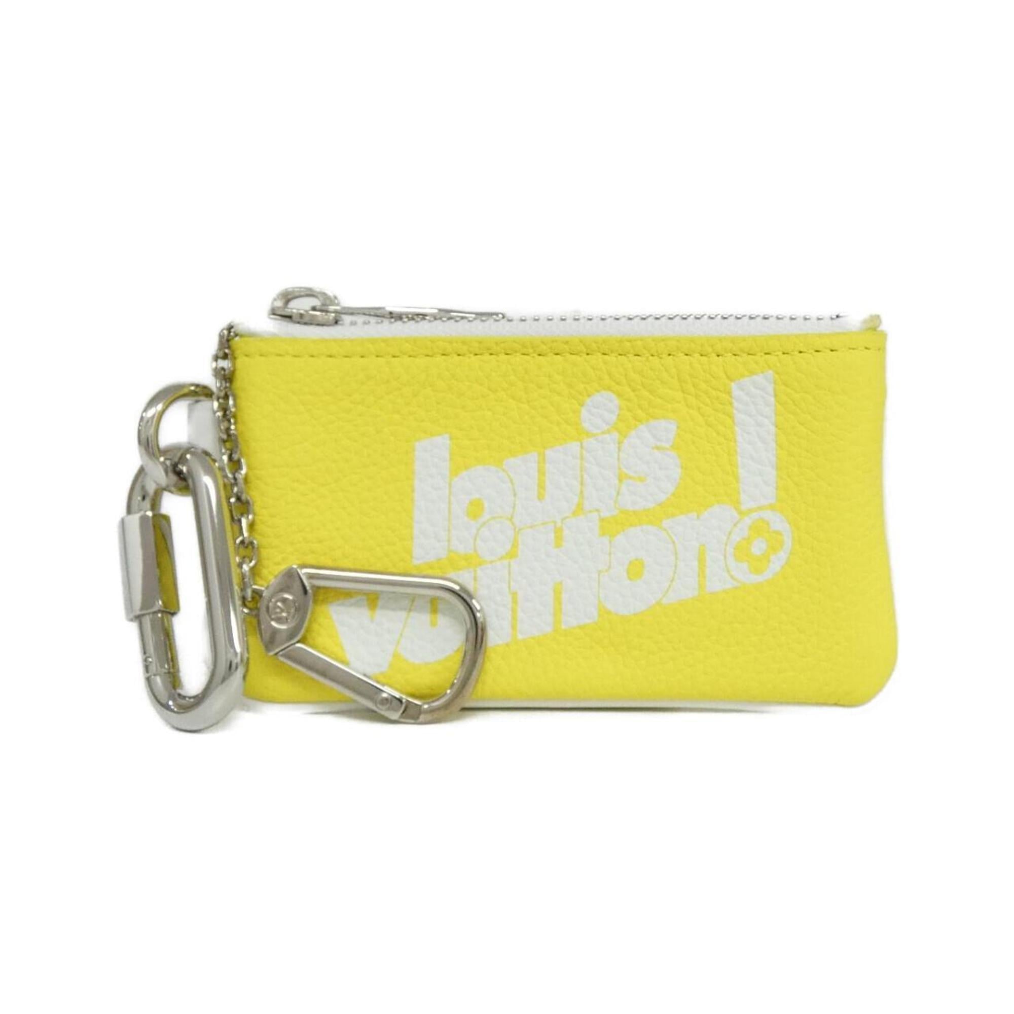 Louis Vuitton Yellow Leather Coin Purse/Coin Case (Pre-Owned)