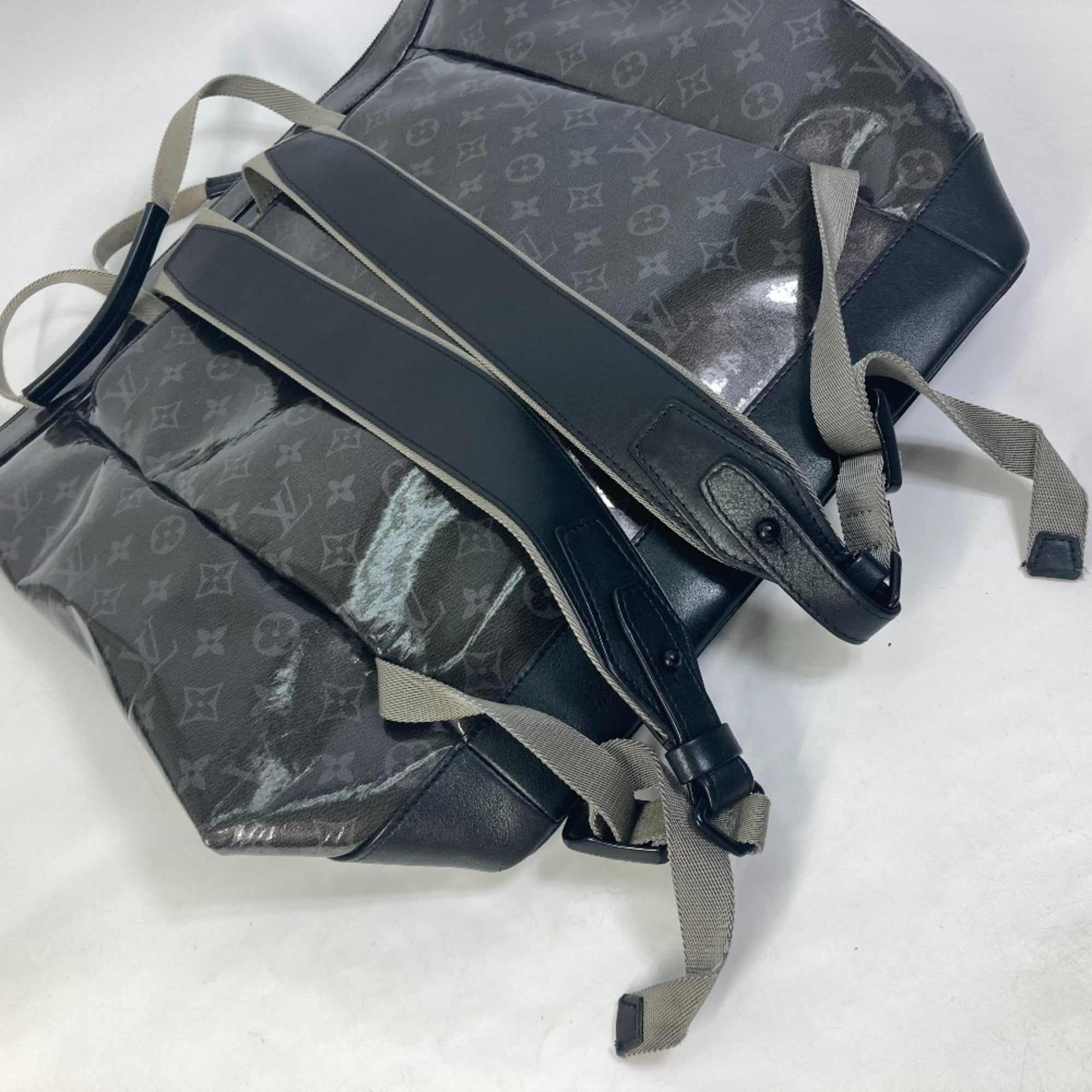 Louis Vuitton Black Monogram Eclipse Monogram Eclipse Backpack Handbag Tote Bag (Pre-Owned)