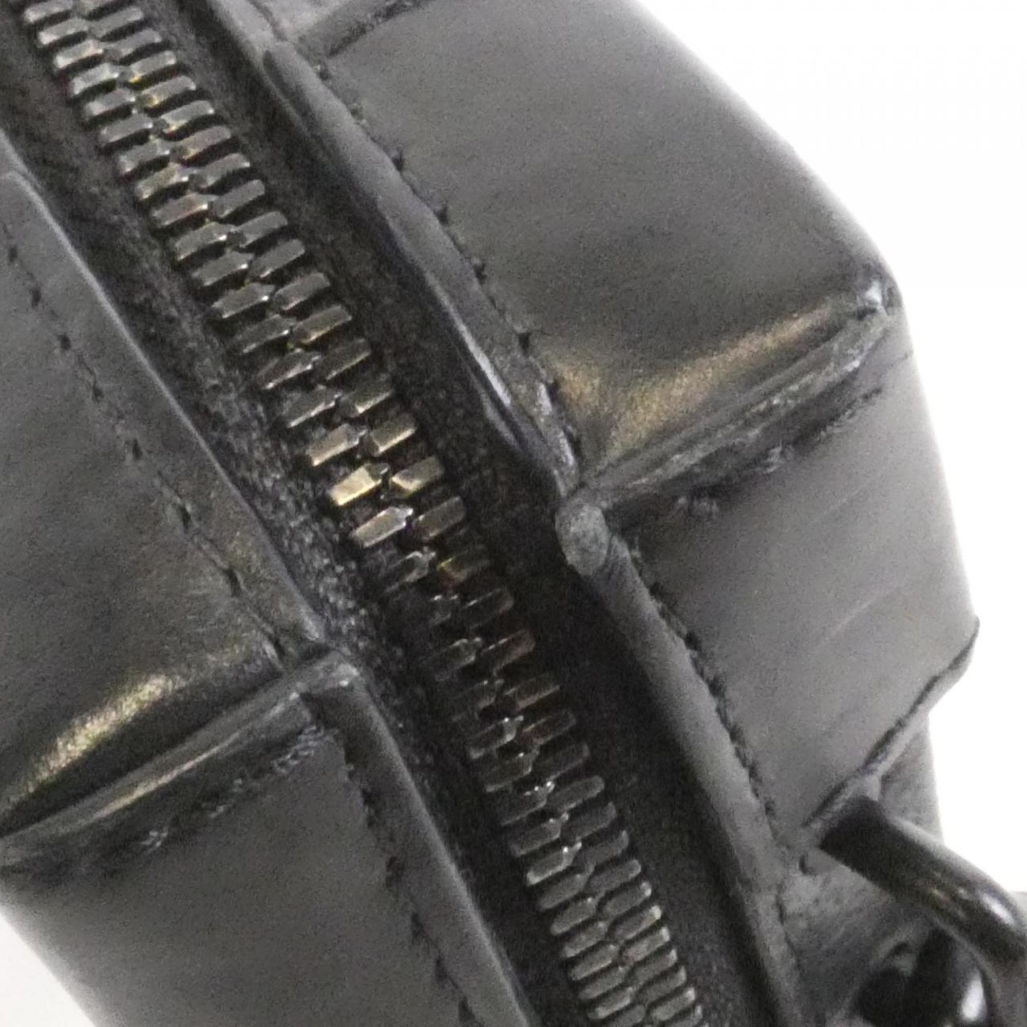 Louis Vuitton Black Coated Canvas Shoulder Bag (Pre-Owned)