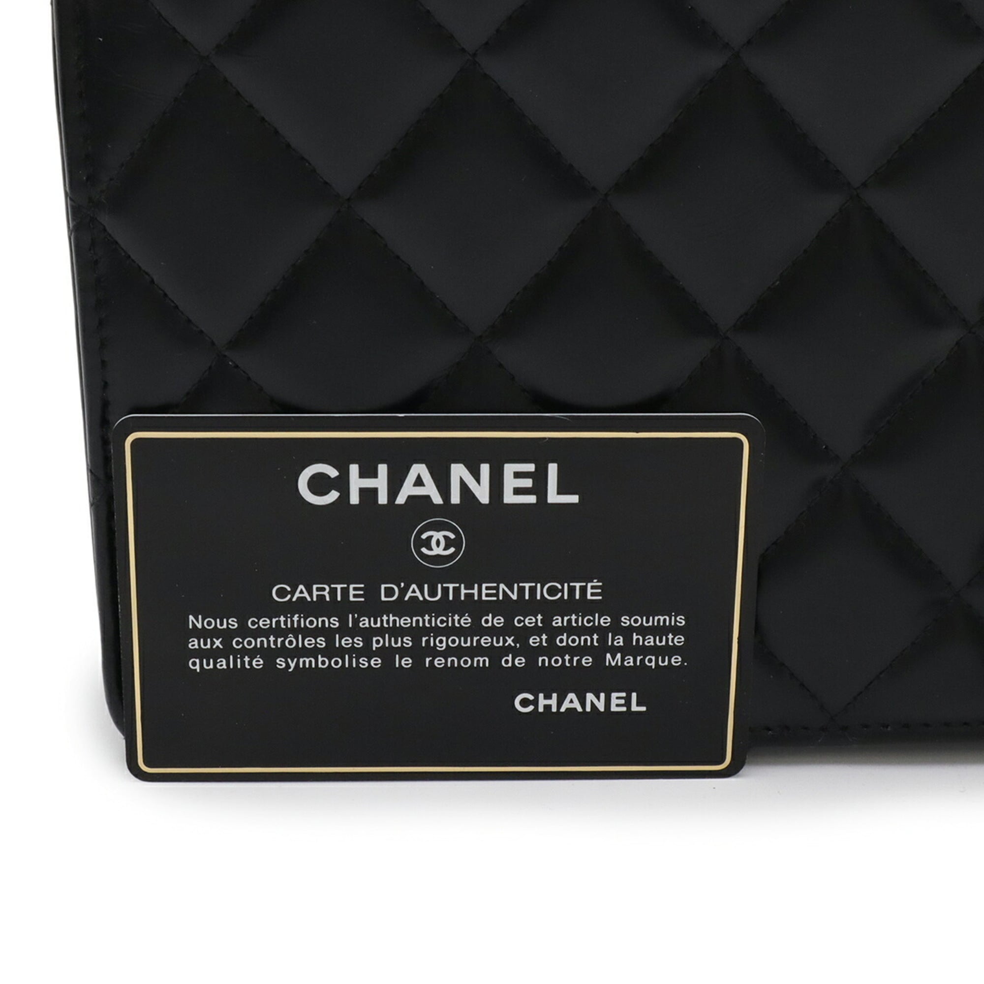 Chanel Black Leather Clutch Bag (Pre-Owned)