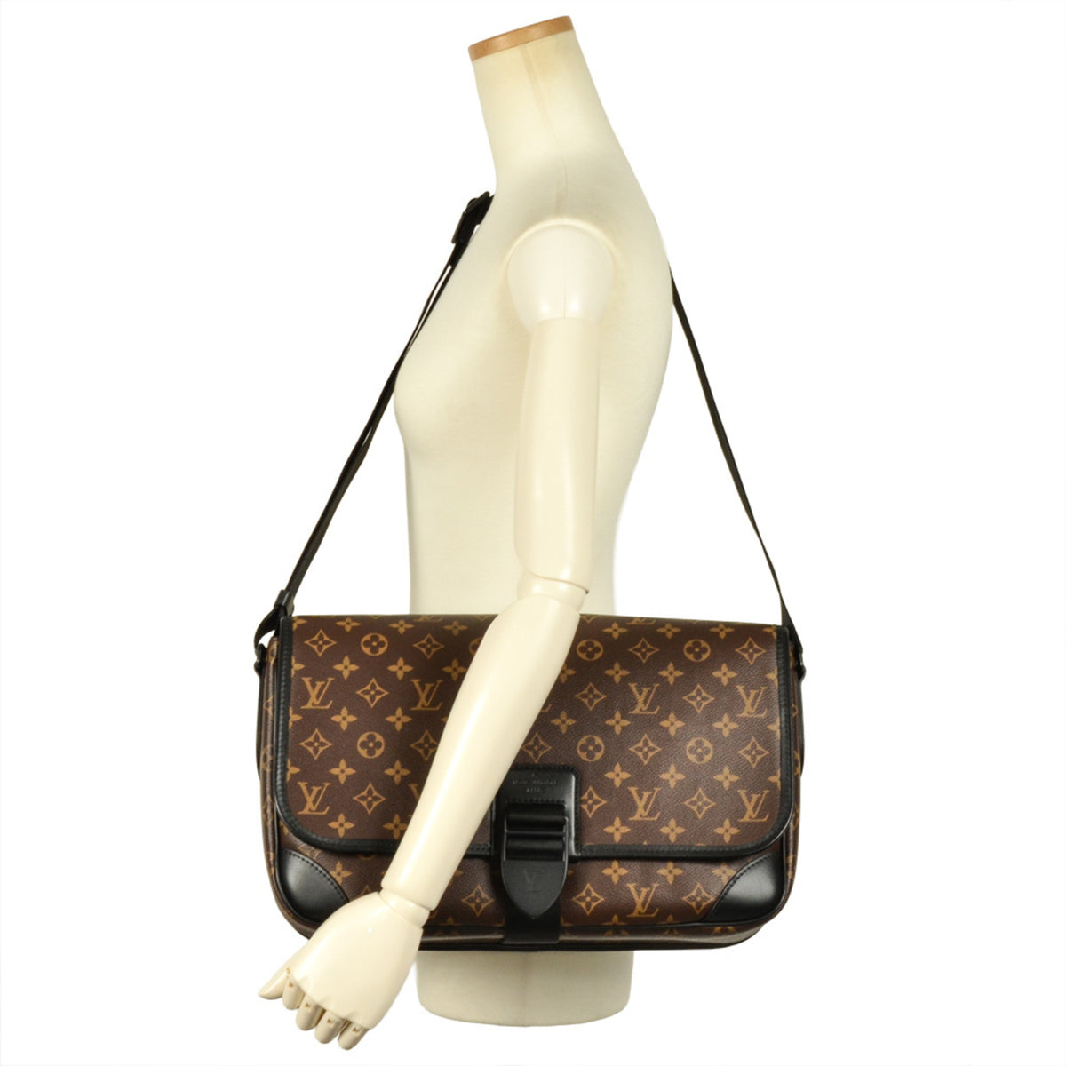 Louis Vuitton Monogram Macassar Monogram Macassar Shoulder Bag (Pre-Owned)
