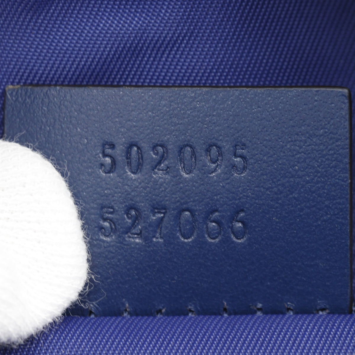 Gucci Navy Canvas Fanny Pack (Pre-Owned)