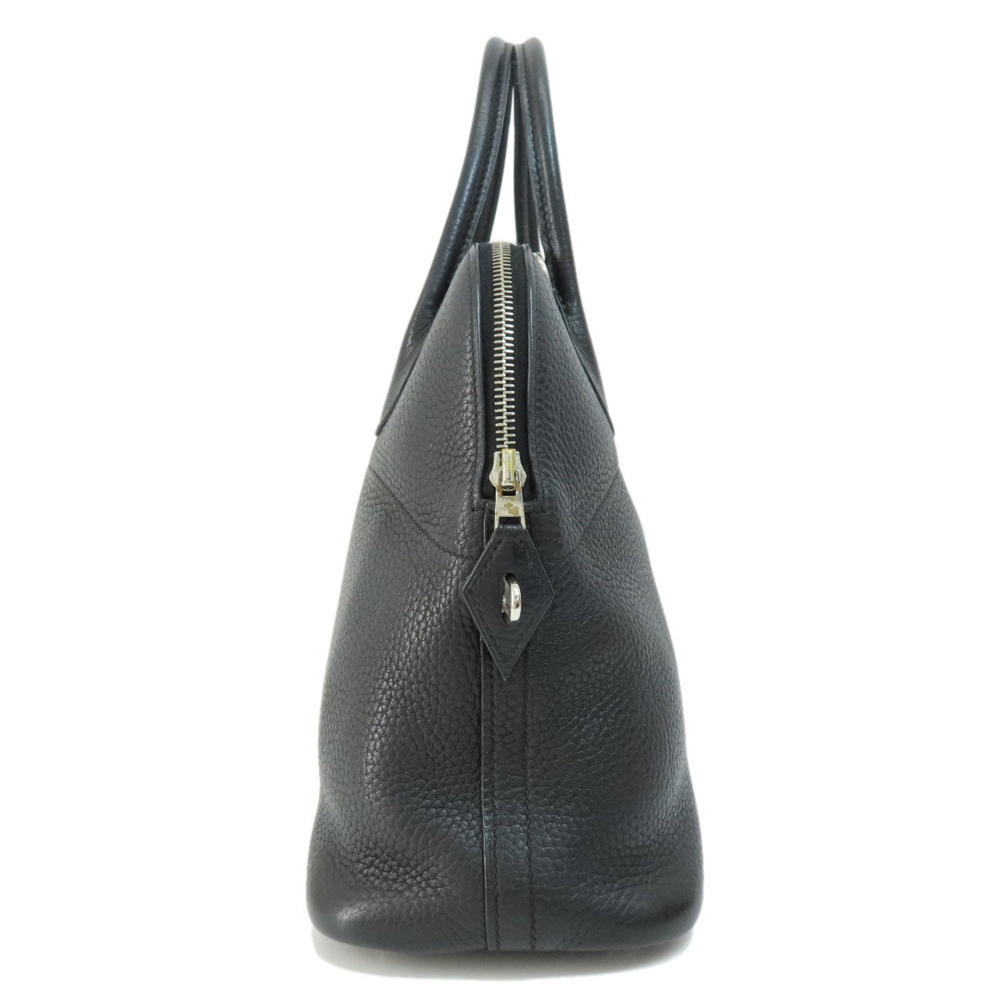 Hermes Black Taurillon Clemence Leather Handbag (Pre-Owned)