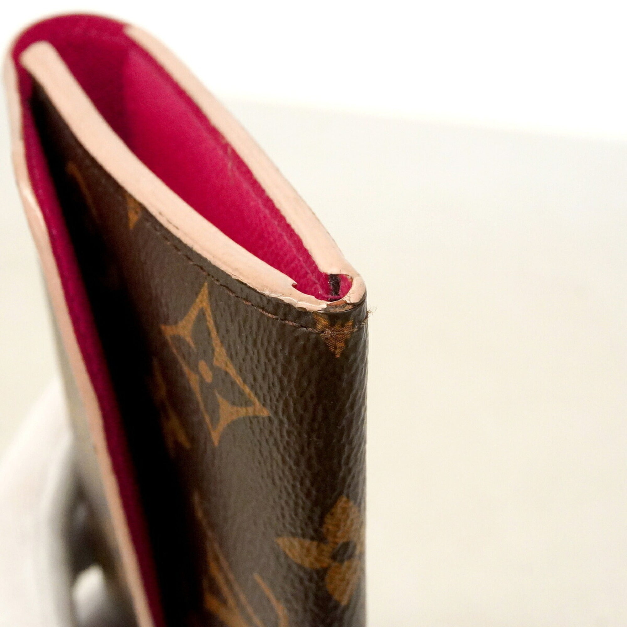 Louis Vuitton Brown Rose Ballerine Long Wallet (Bi-Fold) (Pre-Owned)